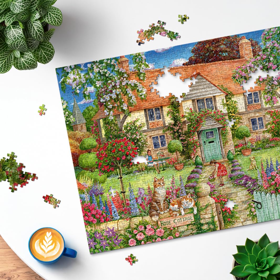 Ravensburger Rose Cottage 1000 Piece Jigsaw Puzzle for Adults & Kids Age 12+ 5