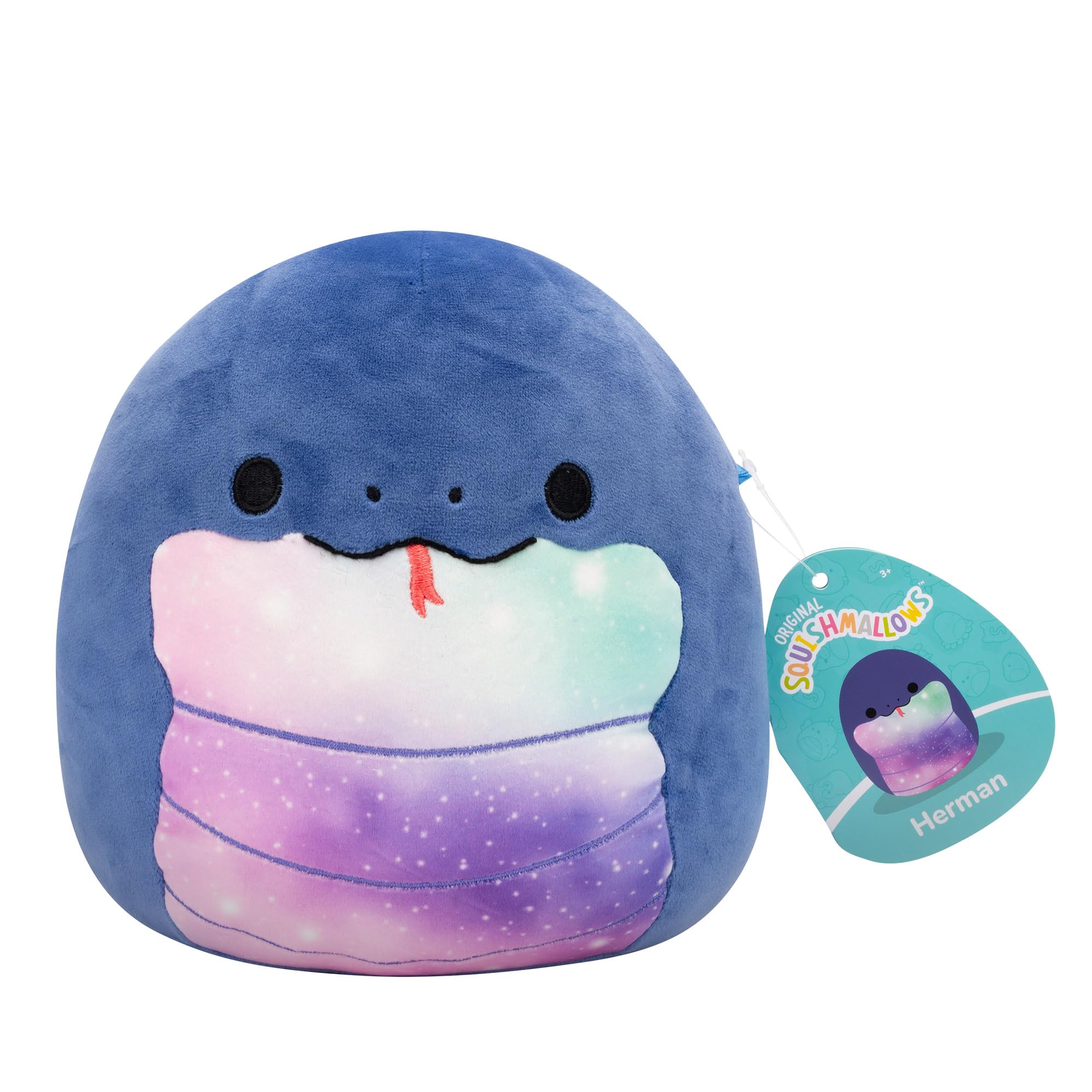 Squishmallows Original - Herman the Navy Blue Snake 7.5 Inch Plush 2