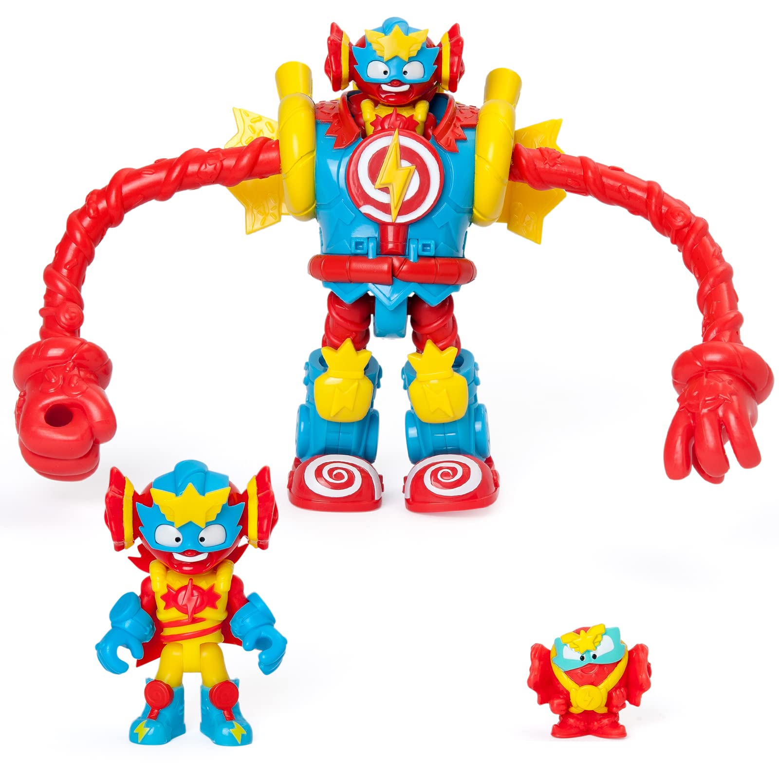 SUPERTHINGS RIVALS OF KABOOM Superbot Power Arms Sugarfun Articulated Robot | Includes Exclusive Figures 1