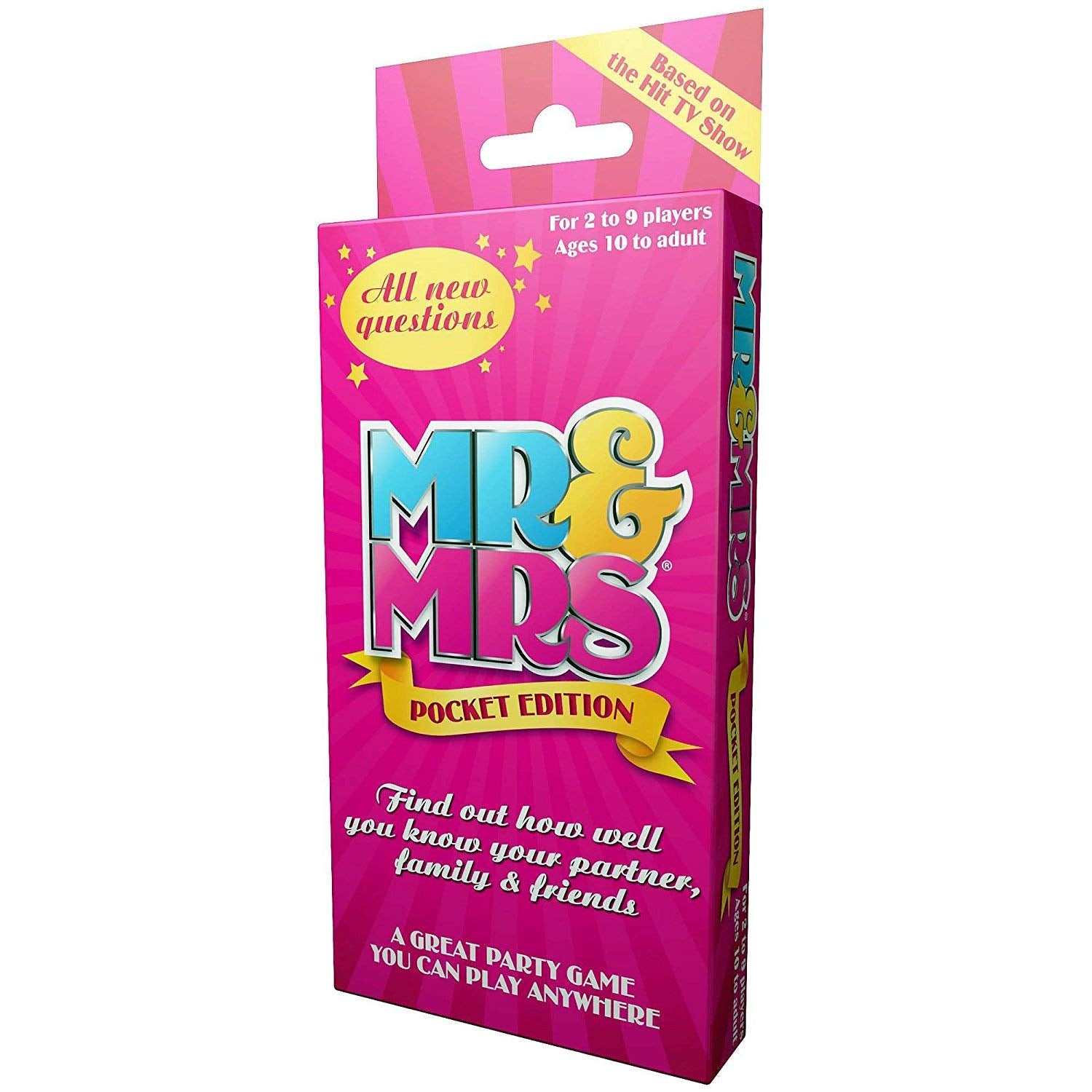 Rascals Mr & Mrs Pocket Edition Travel Party Card Game - Ages 10+, 2-9 Players 1