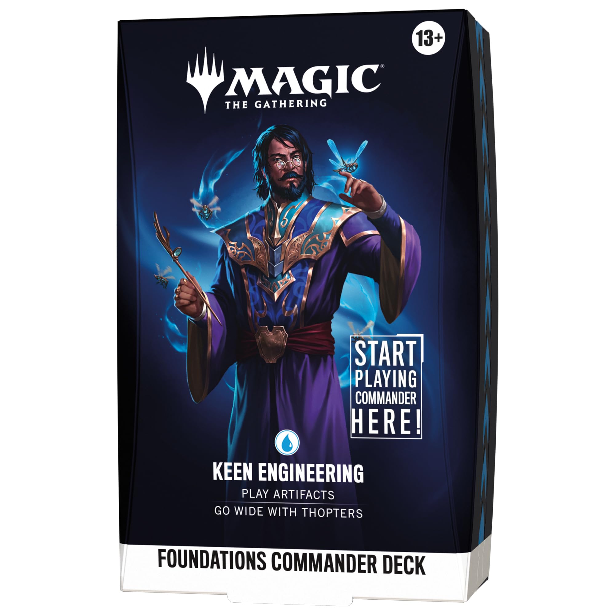 Magic: The Gathering Foundations Commander Deck - Keen Engineering | 100 Cards | Unisex Adult 1