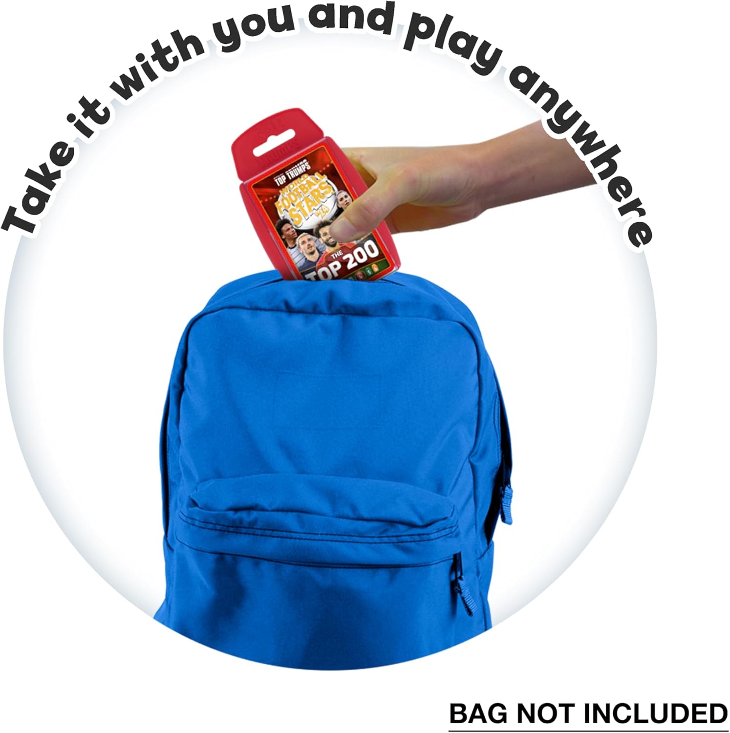 Top Trumps World Football Stars Top 200 Card Game Pack 4, Play with Salah, Mahre 3