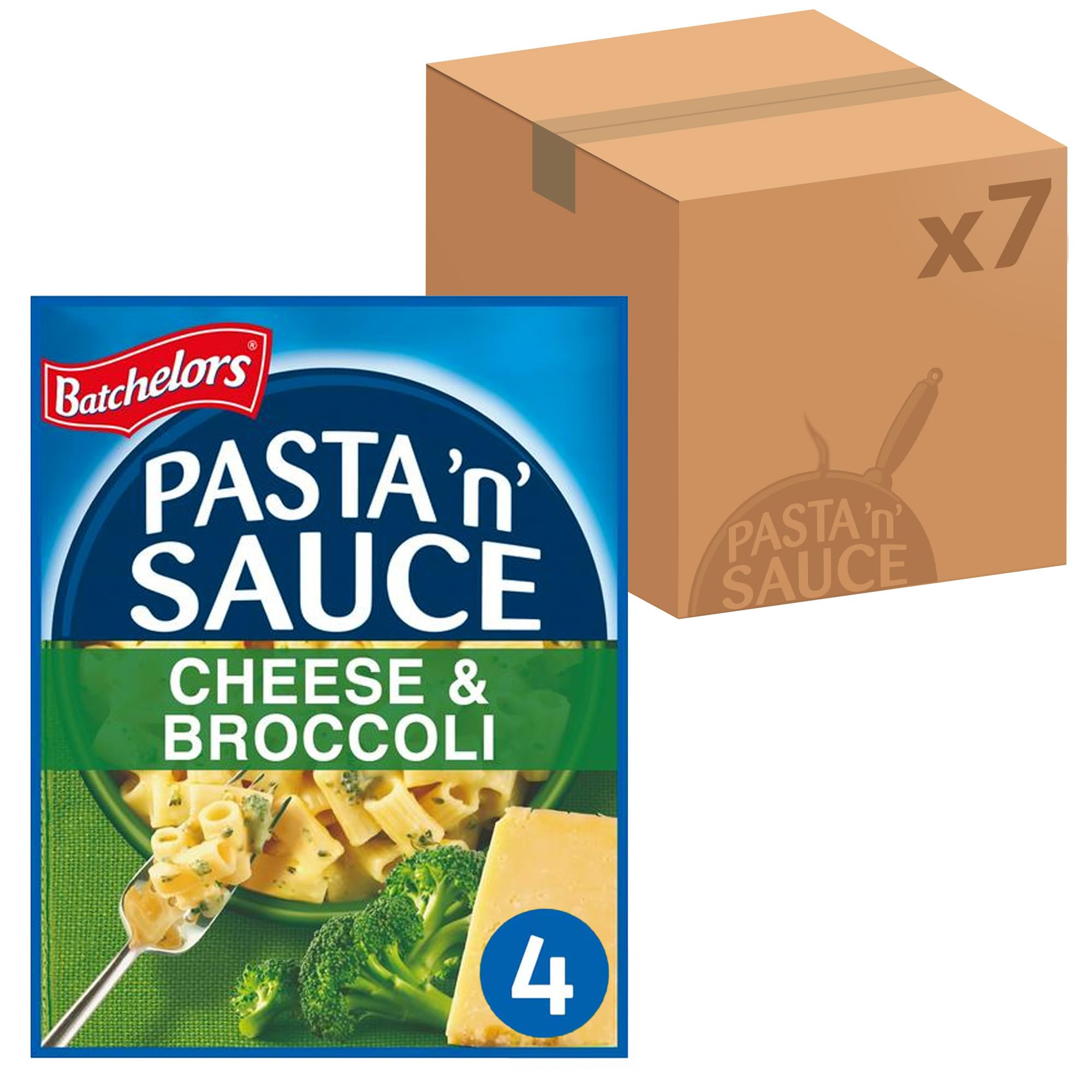 Batchelors Pasta 'n' Sauce Cheese & Broccoli Ready Meal, 99g Packet (7 Count) 1