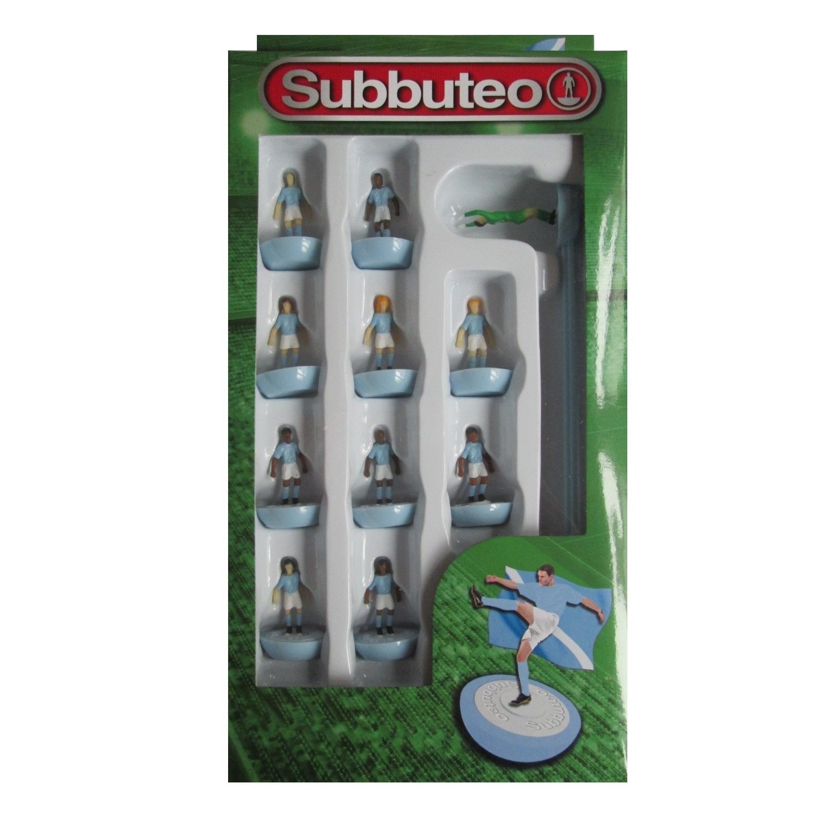 Paul Lamond Subbuteo 3405 Player Set - Blue/White Team | Medium Plastic Set 2