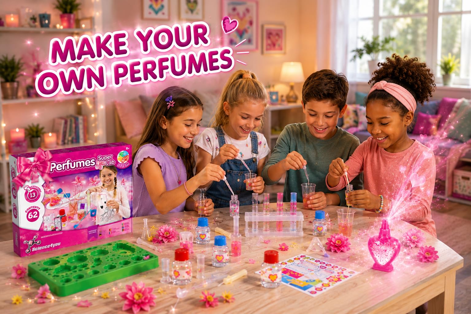 Science4you Perfume Super Lab for Kids +8 Years | 13 Experiments | 63 Contents 2