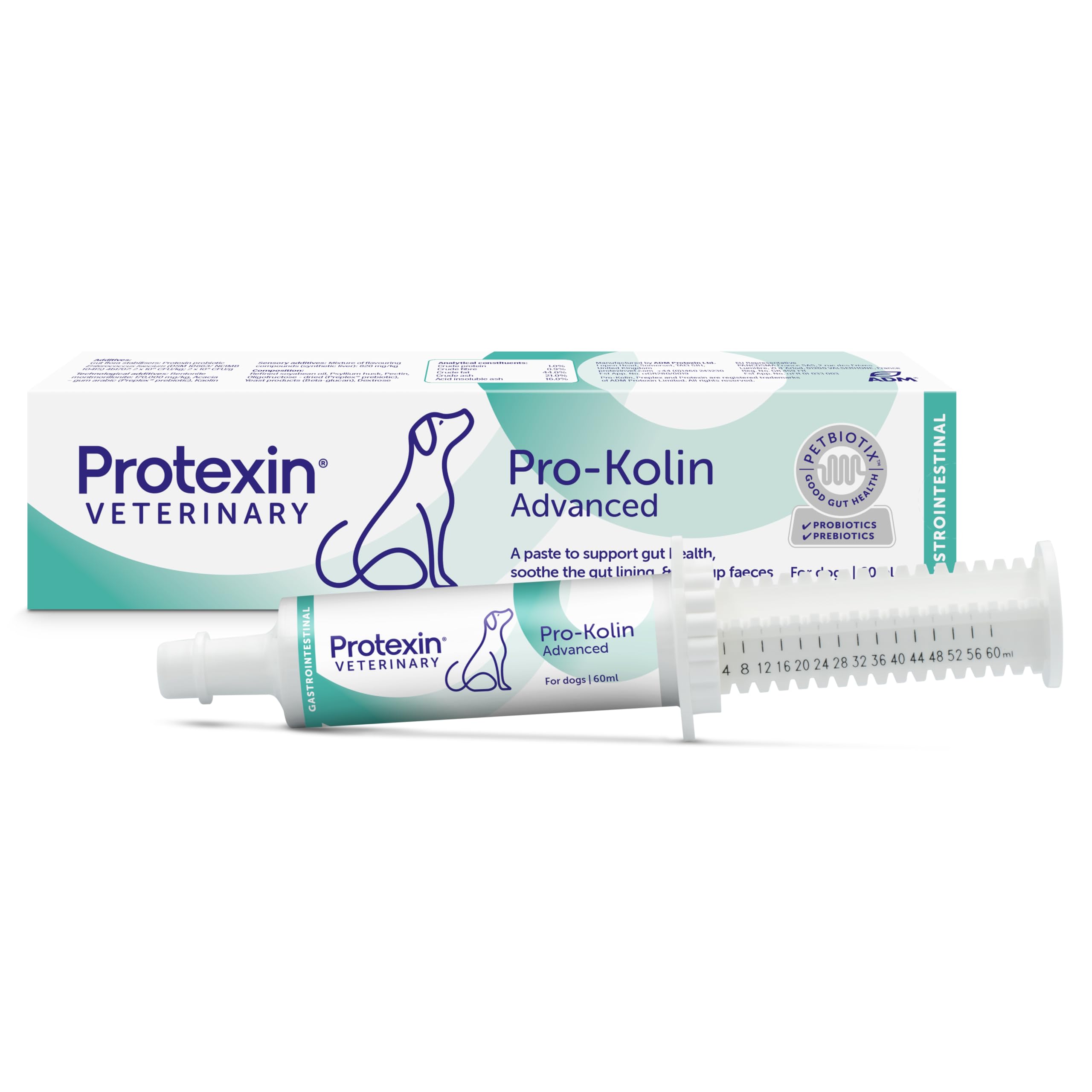 Protexin Veterinary Pro-Kolin Advanced for Dogs - Digestive Balance & Firm Stool Support | 60 ml