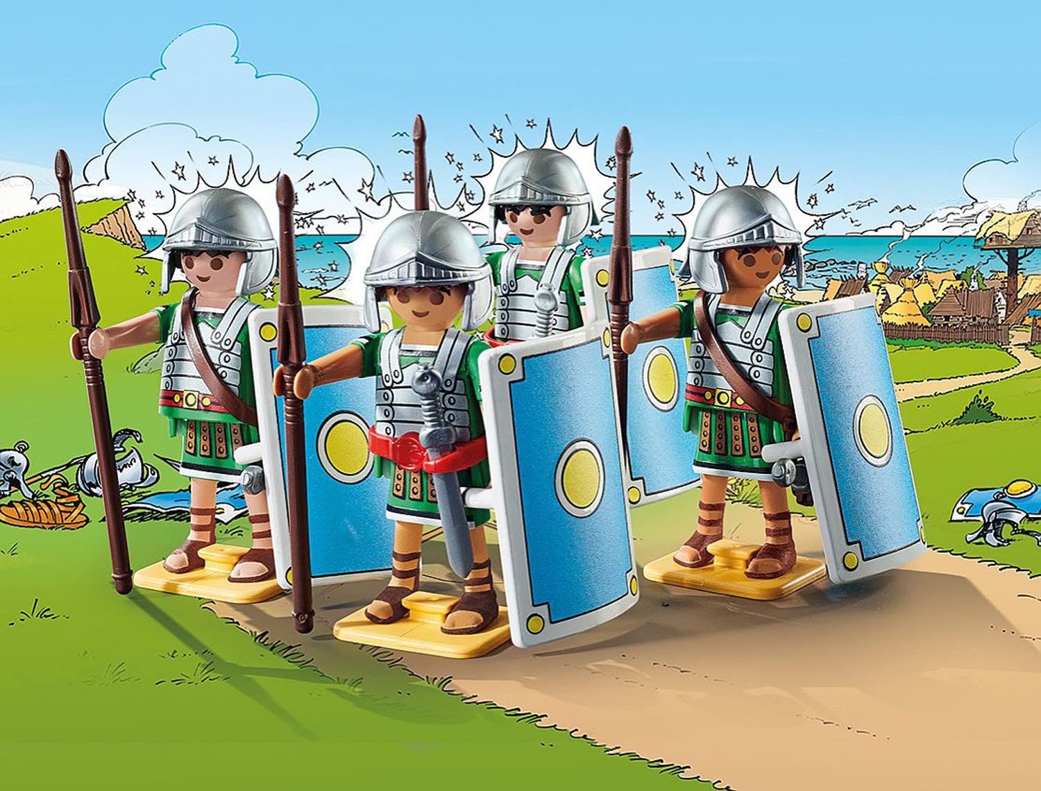 PLAYMOBIL Asterix: Roman Troop 70934 - 27-Piece Playset with Roman Soldiers and Accessories 2