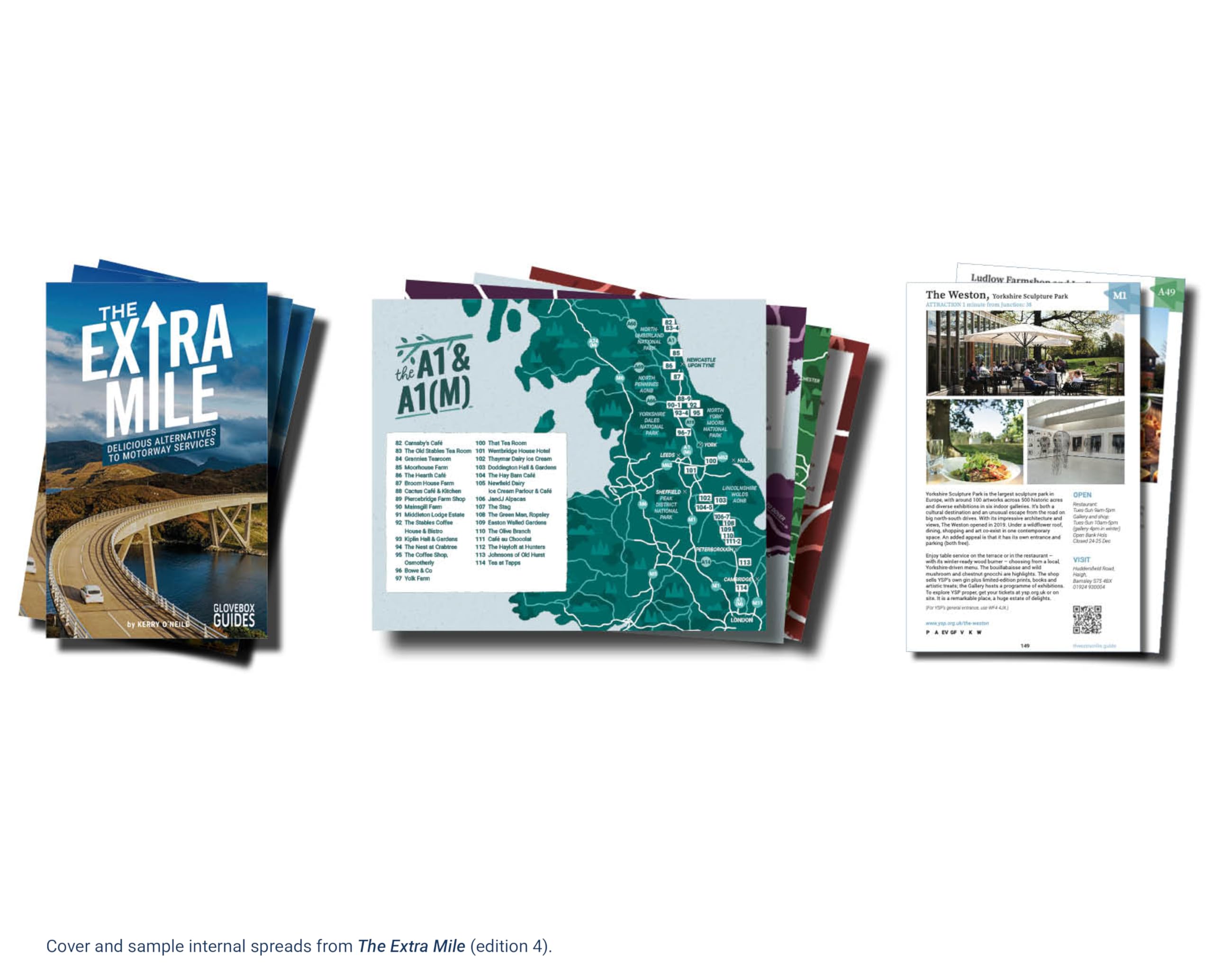 Printslinger The Extra Mile Guide: Delicious Alternatives to Motorway Services - 4th Edition | Food & Travel Writing | English 7