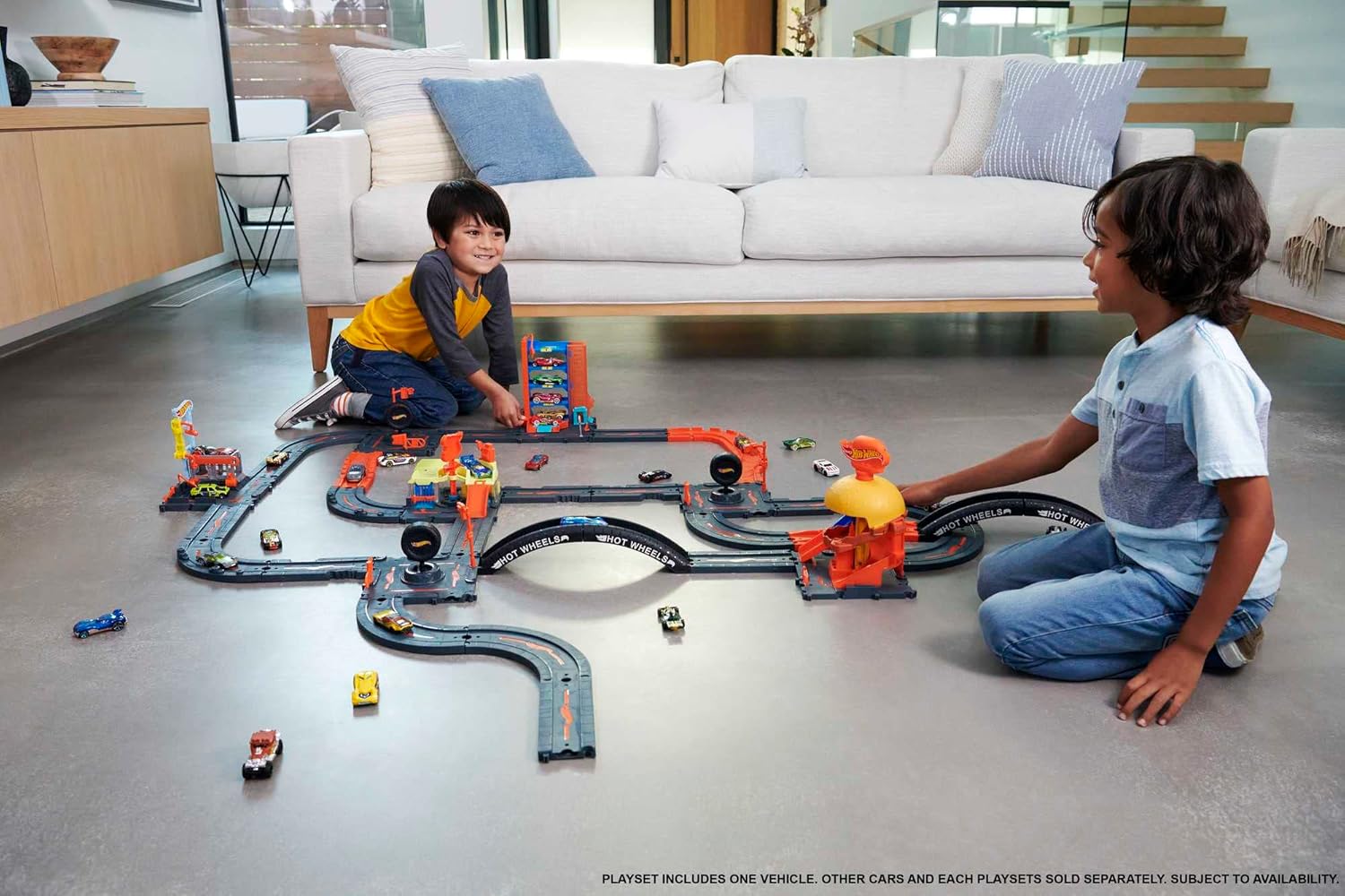 Hot Wheels City Downtown Express Car Wash Playset - Connectable Vehicle Playset for Kids 4-8 Years 2