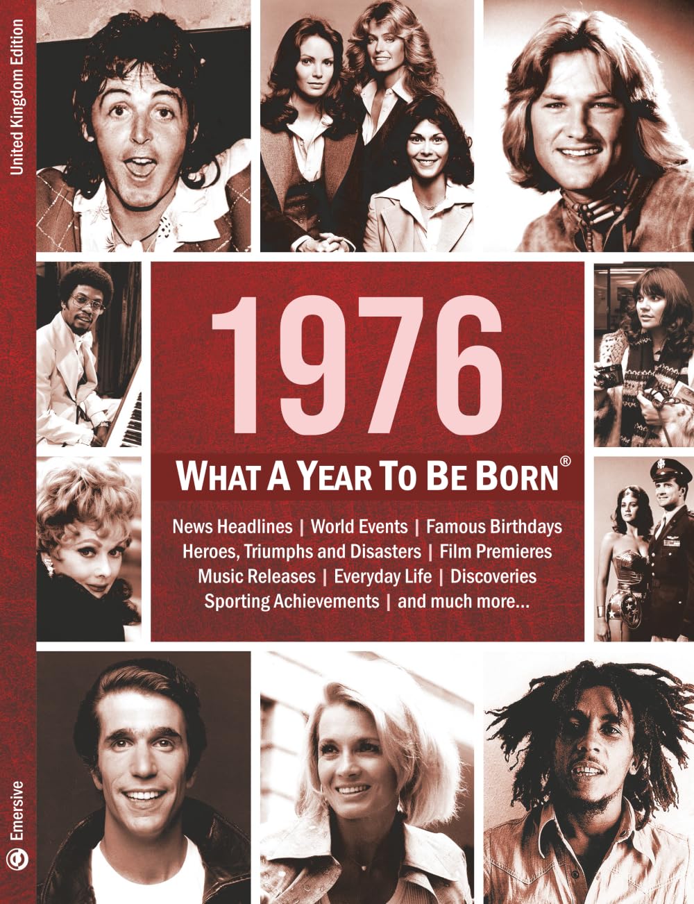 Emersive What A Year To Be Born Series - 1976 Birthday Gift | Paperback | 98 Pages 1