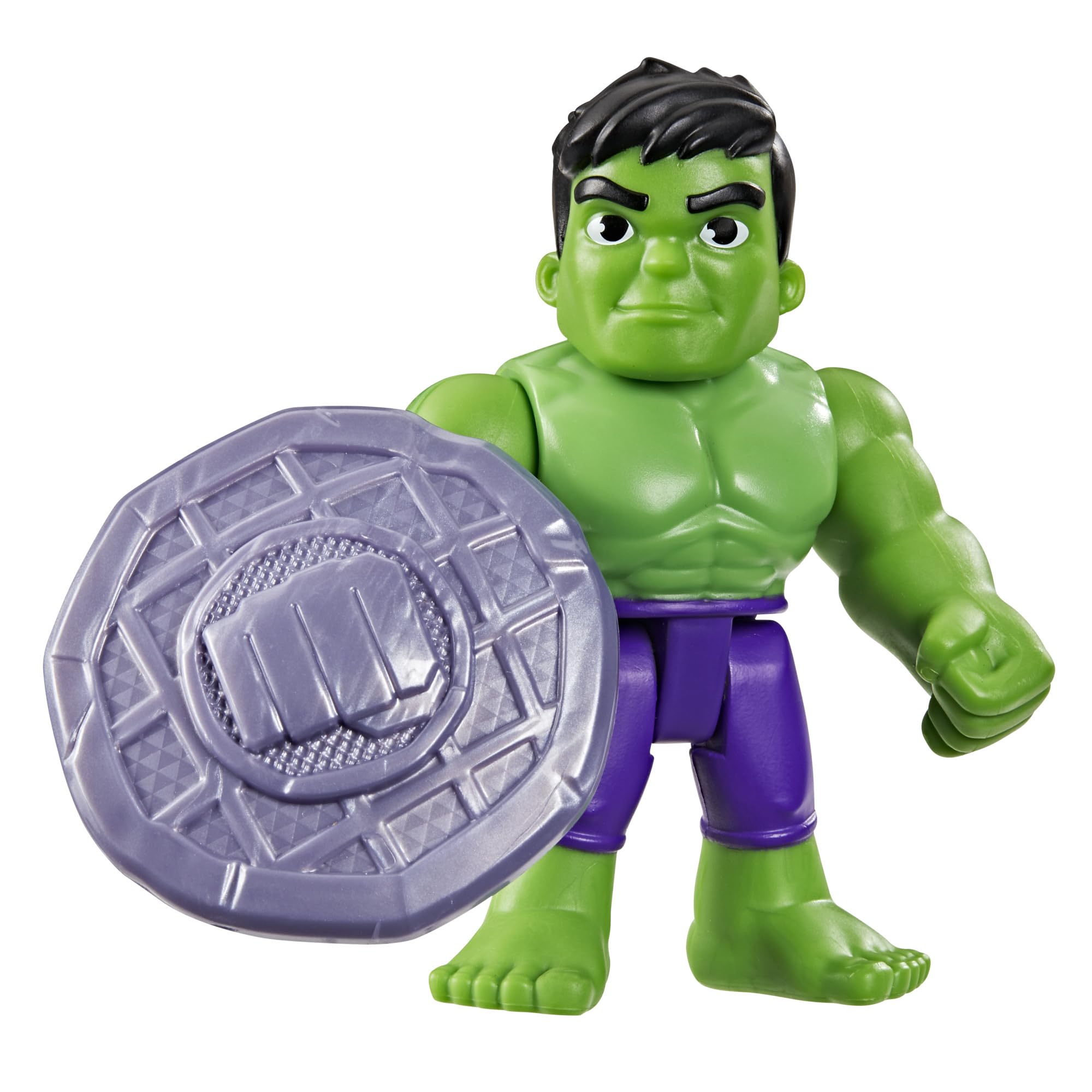 SPIDEY AND HIS AMAZING FRIENDS Hulk Action Figure - 7.6-cm Poseable Toy with Accessory