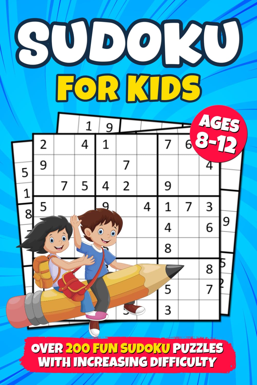 LogicKids Publishing Sudoku for Kids Ages 8-12 - Over 200 Puzzles | Paperback