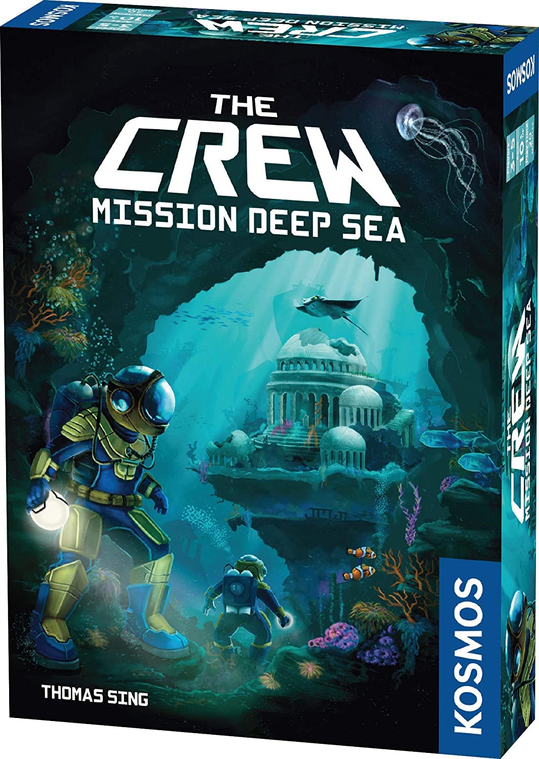 Thames & Kosmos The Crew: Mission Deep Sea - Cooperative Trick-Taking Card Game | Unisex Adult | Portable