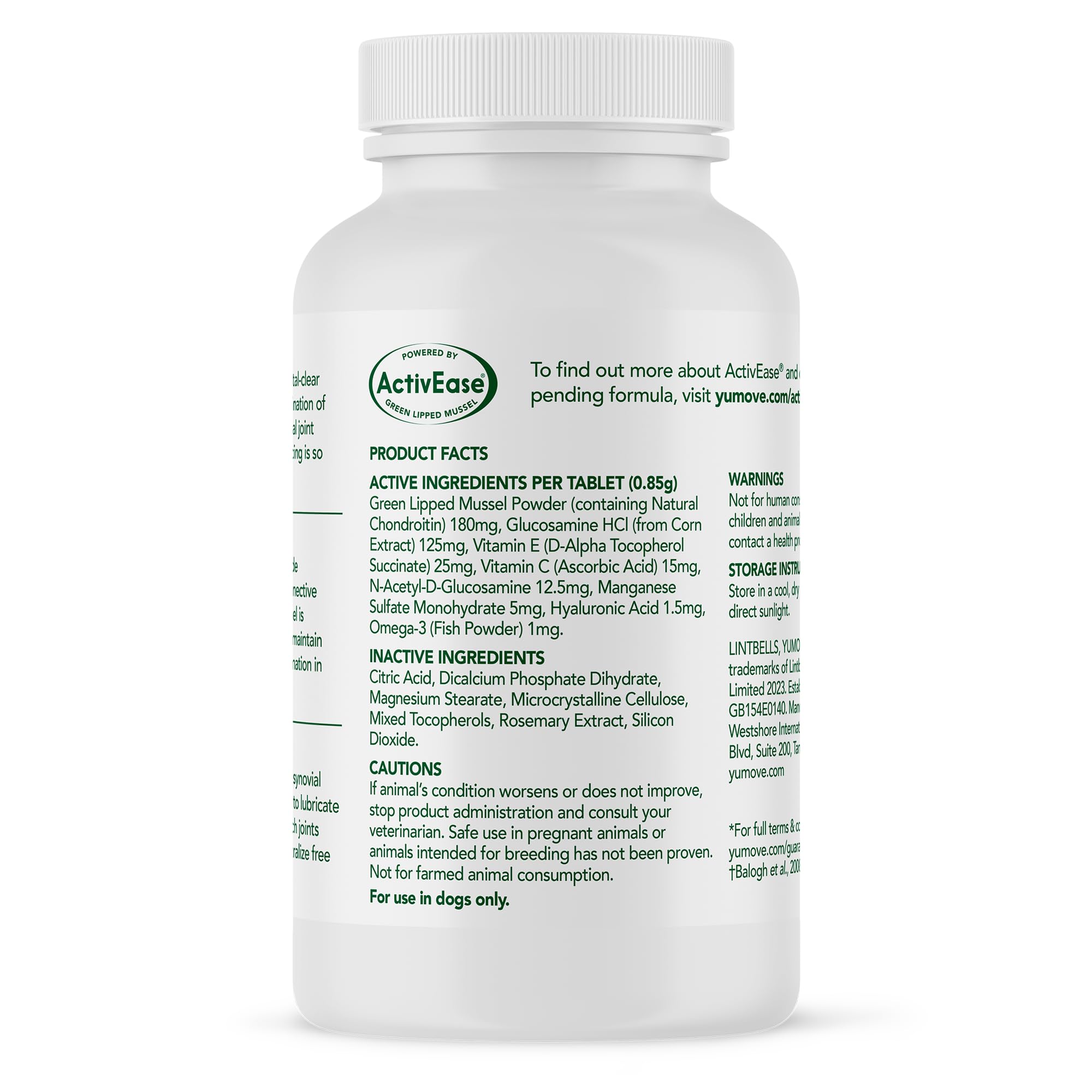 YuMOVE Young and Active Dog - Hip & Joint Support for Dogs Under 6 | 60 Tablets 4