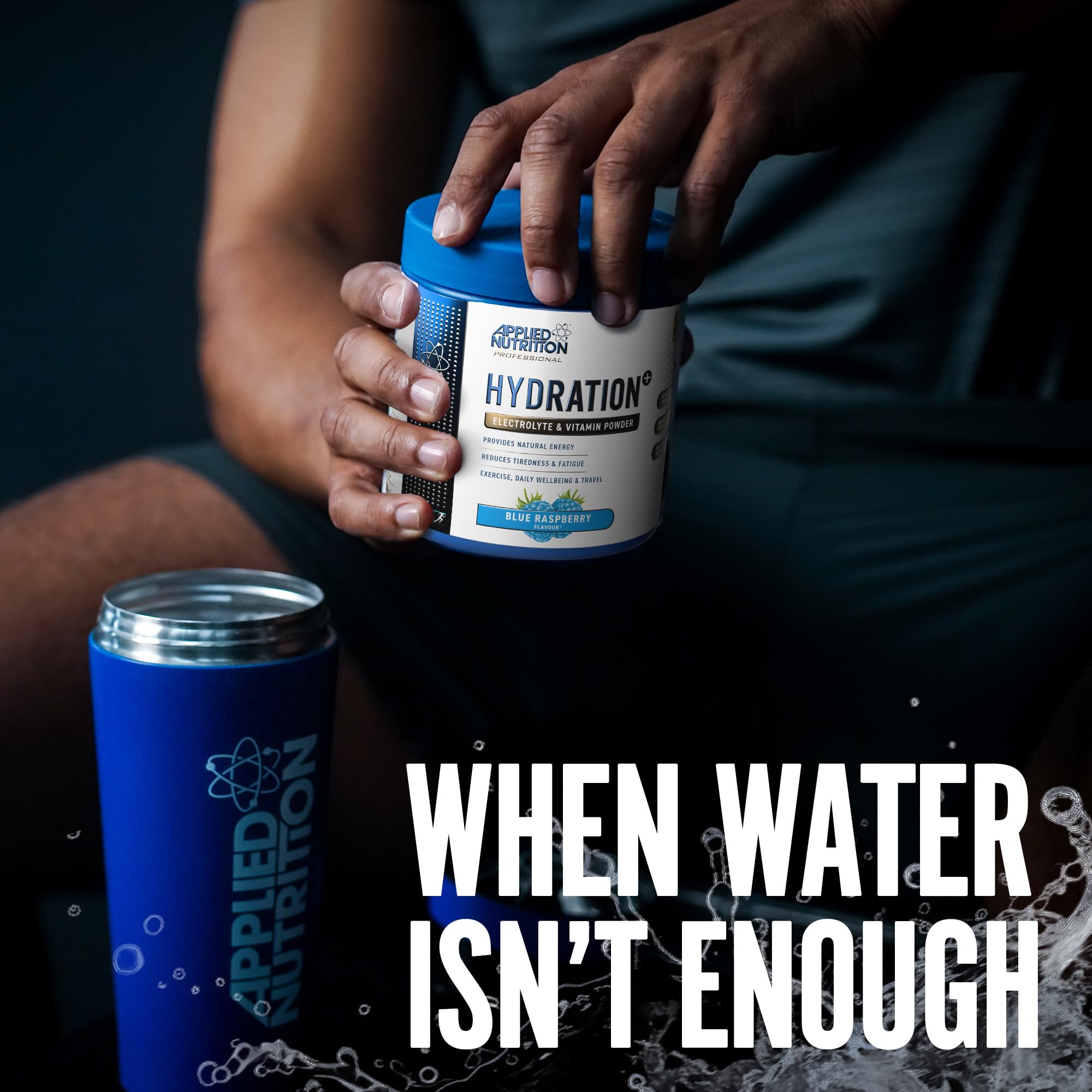 Applied Nutrition Hydration+ Electrolytes & Vitamin Powder Sugar-Free | 240g Tub | Vegan, Halal 3