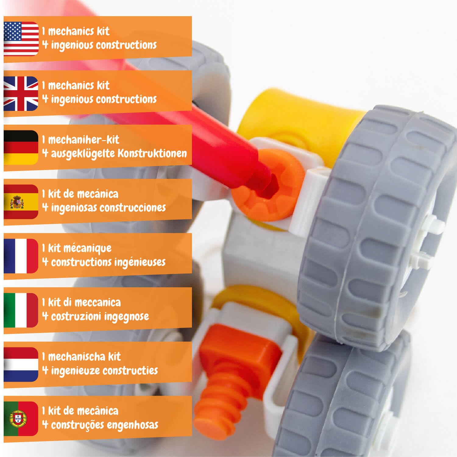 Science4you First Construction Kit - Mechanics Laboratory for Kids Age 4+ 2