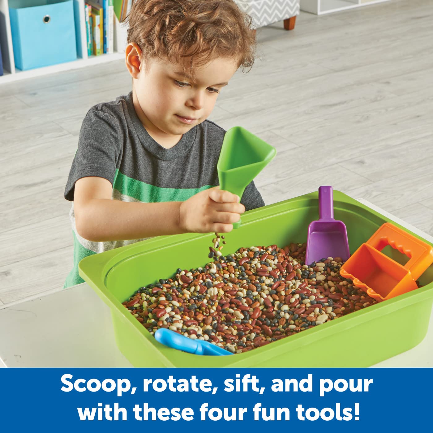 Learning Resources Helping Hands Sensory Scoops - Fine Motor Skills Toys for Ages 3+ | 4 Pieces 2