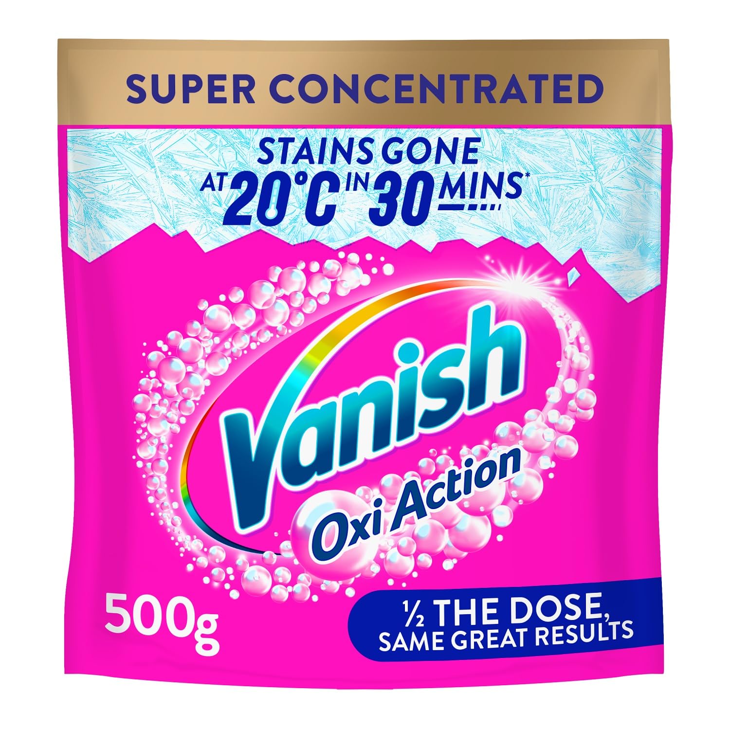 Vanish Gold Oxi Action Powder Plus Stain Remover for Colours - Super Concentrated 500g