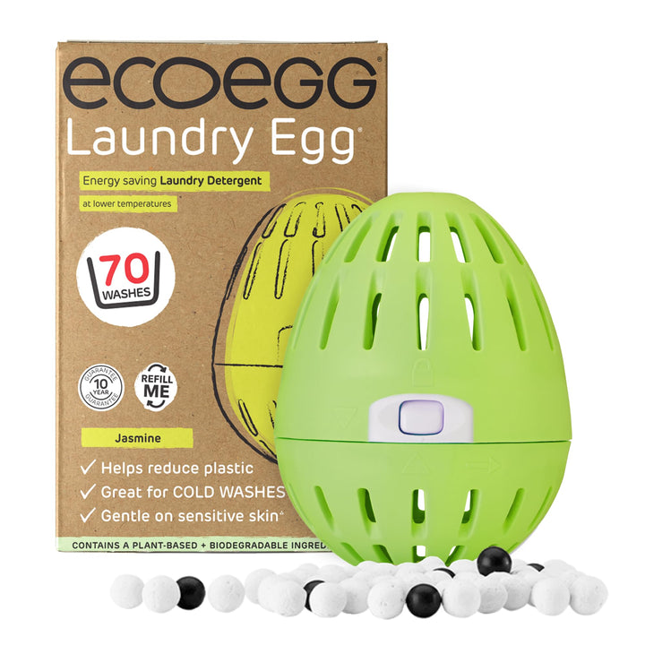 Ecoegg - Laundry Egg Detergent & Fabric Conditioner Replacement (70 Washes, Jasmine)