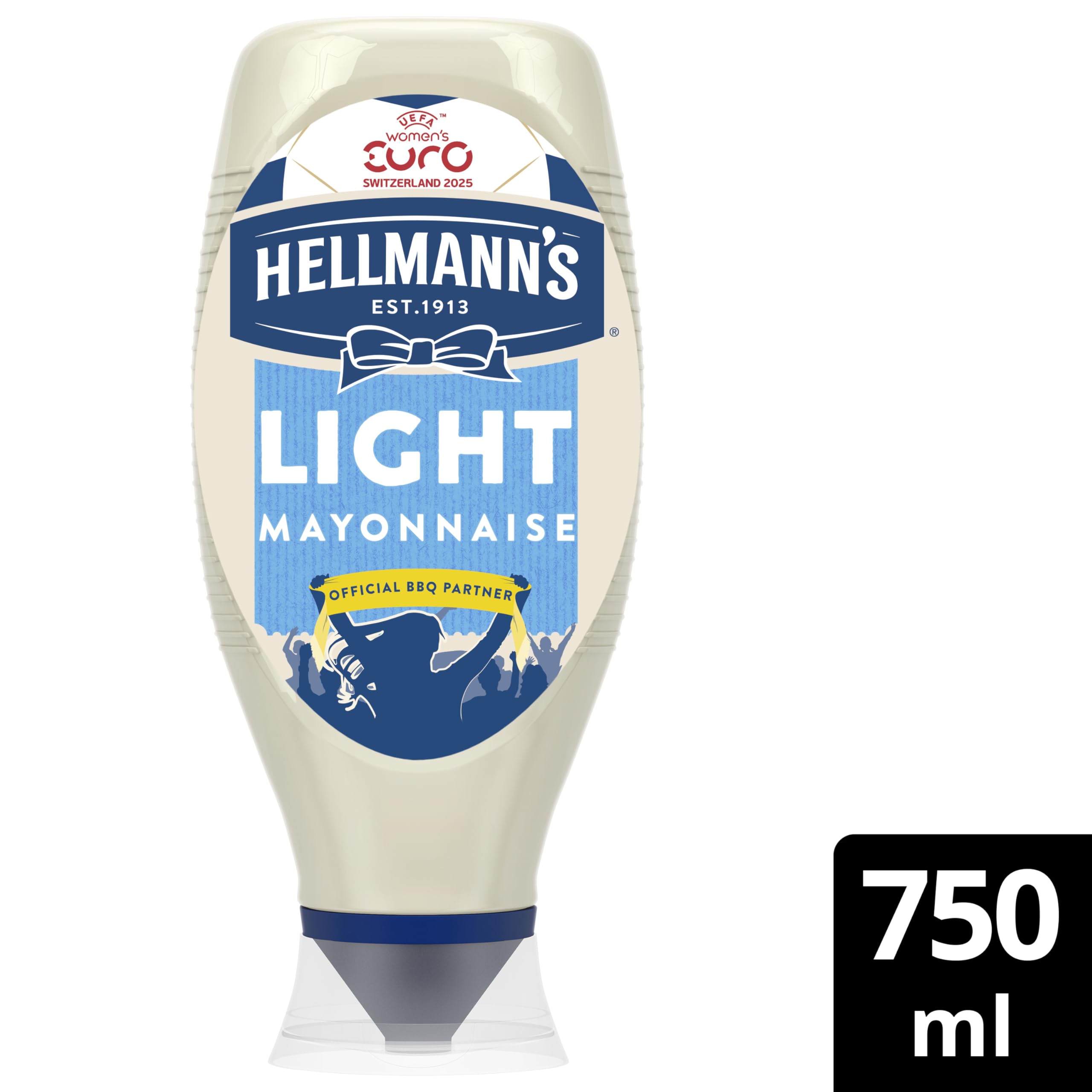 Hellmann's UEFA Women's EURO 2025 Limited Edition Light Mayonnaise Quetschflasche