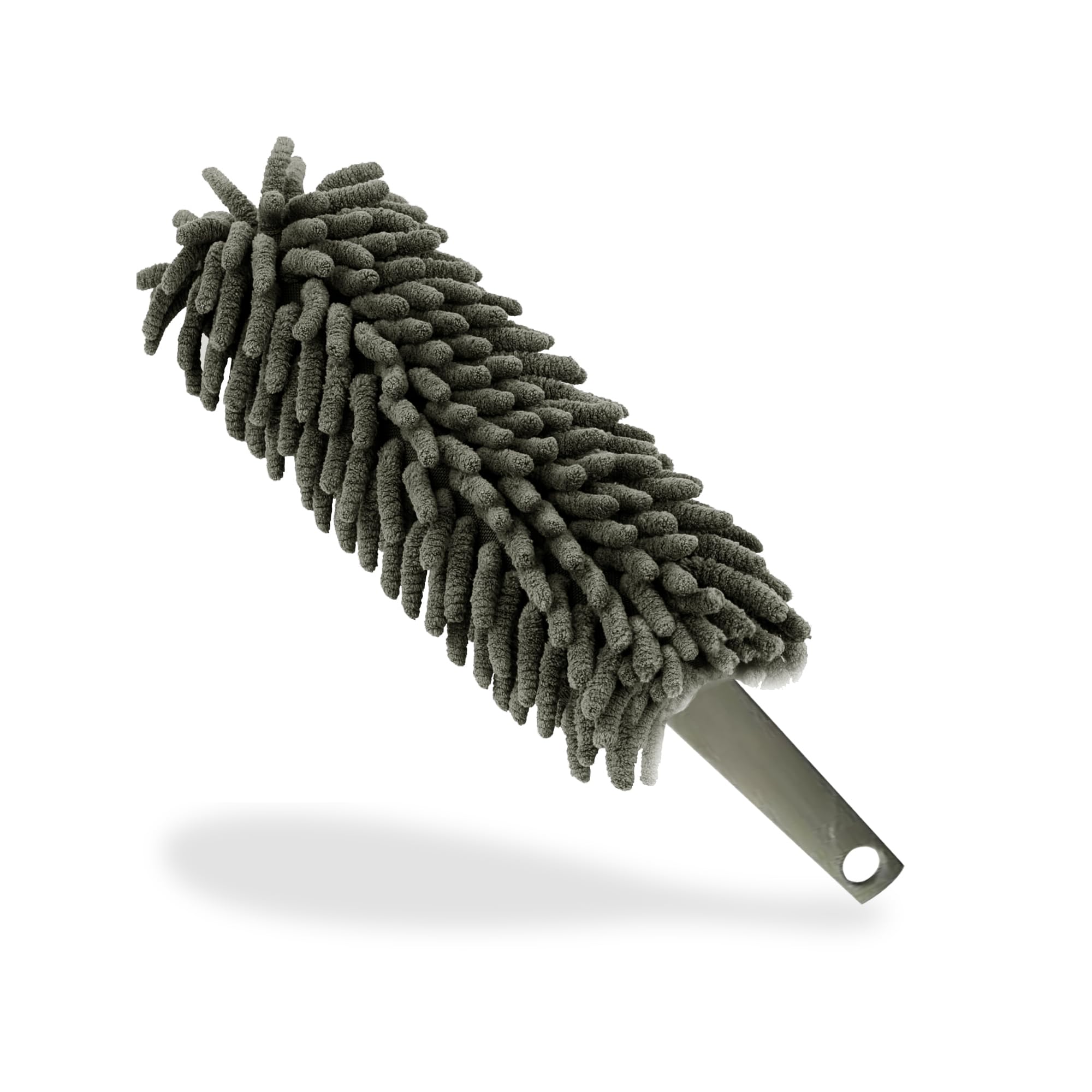 G4GADGET Microfiber Duster - Washable Head for Blinds & Furniture | Grey 1