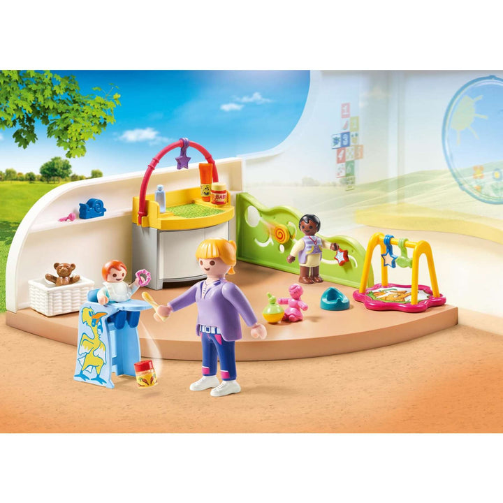 PLAYMOBIL City Life Toddler Room Playset - 40-Piece Nursery Set for Ages 4+
