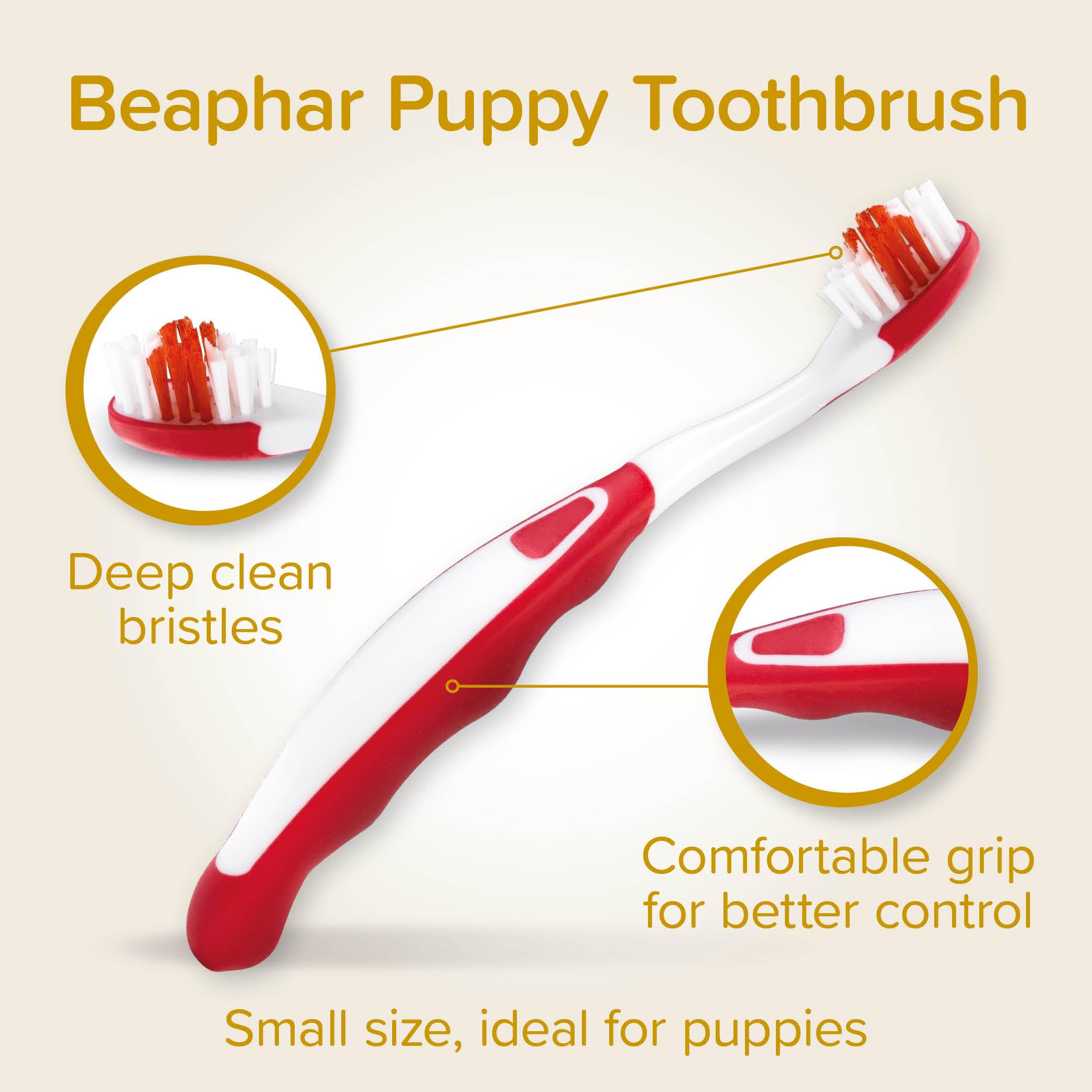 Beaphar Puppy Dental Care Kit - Toothbrush, Finger Brush & Camomile Toothpaste | 3 Items 4