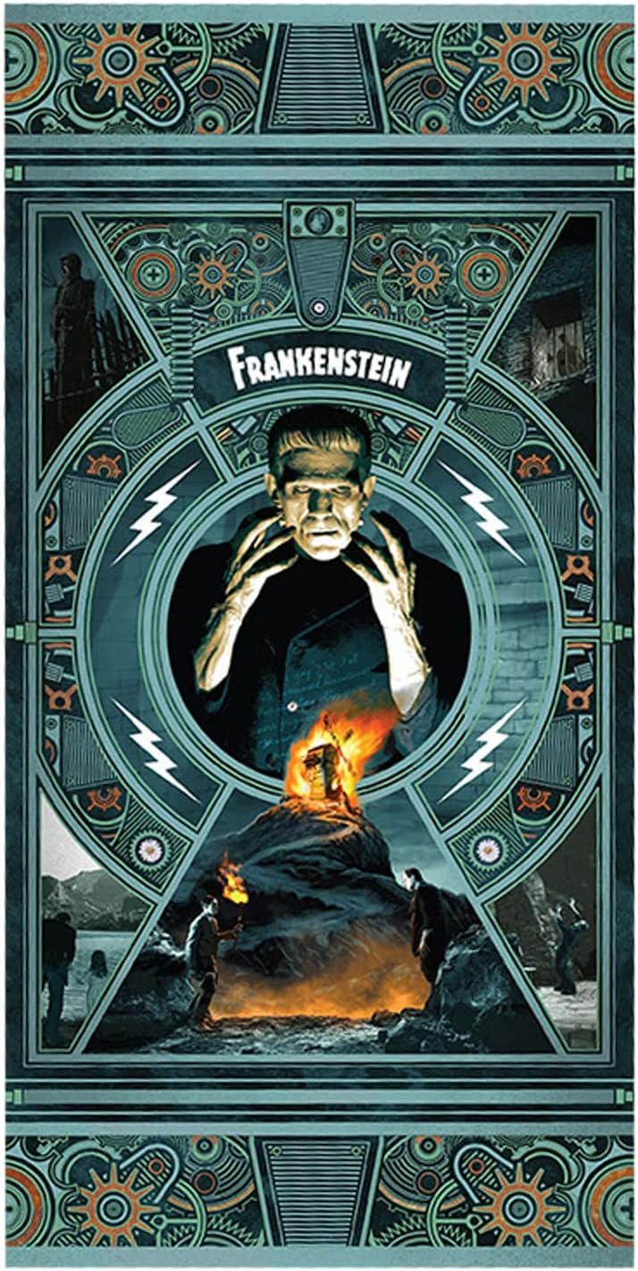 Factory Entertainment Universal Frankenstein Beach Towel