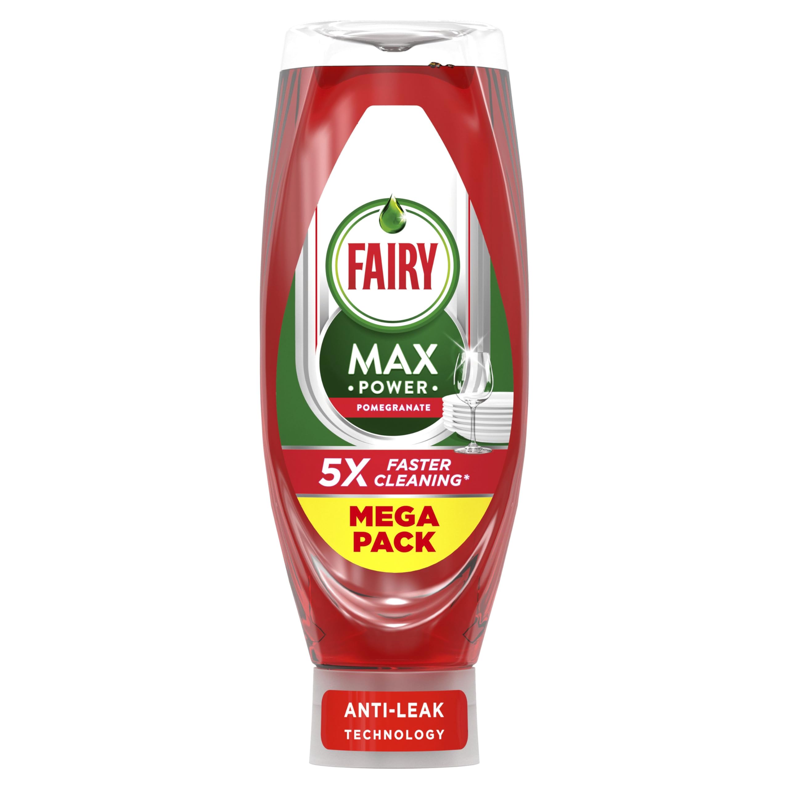Fairy - MaxPower Washing Up Liquid Pomegranate 730 ML 1