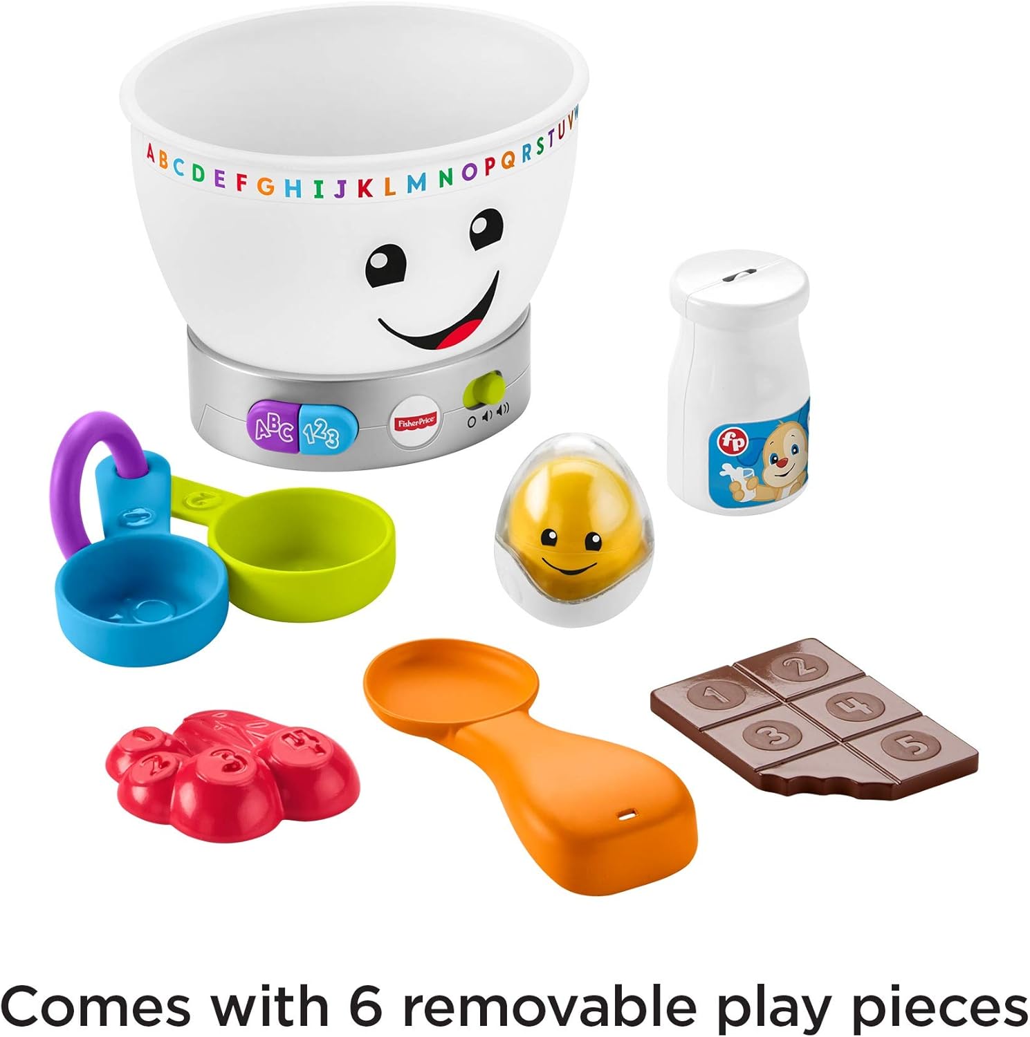 Fisher-Price Laugh & Learn Magic Colour Mixing Bowl - Light-Up Educational Pretend Play Toy for Toddlers 6M+ 2
