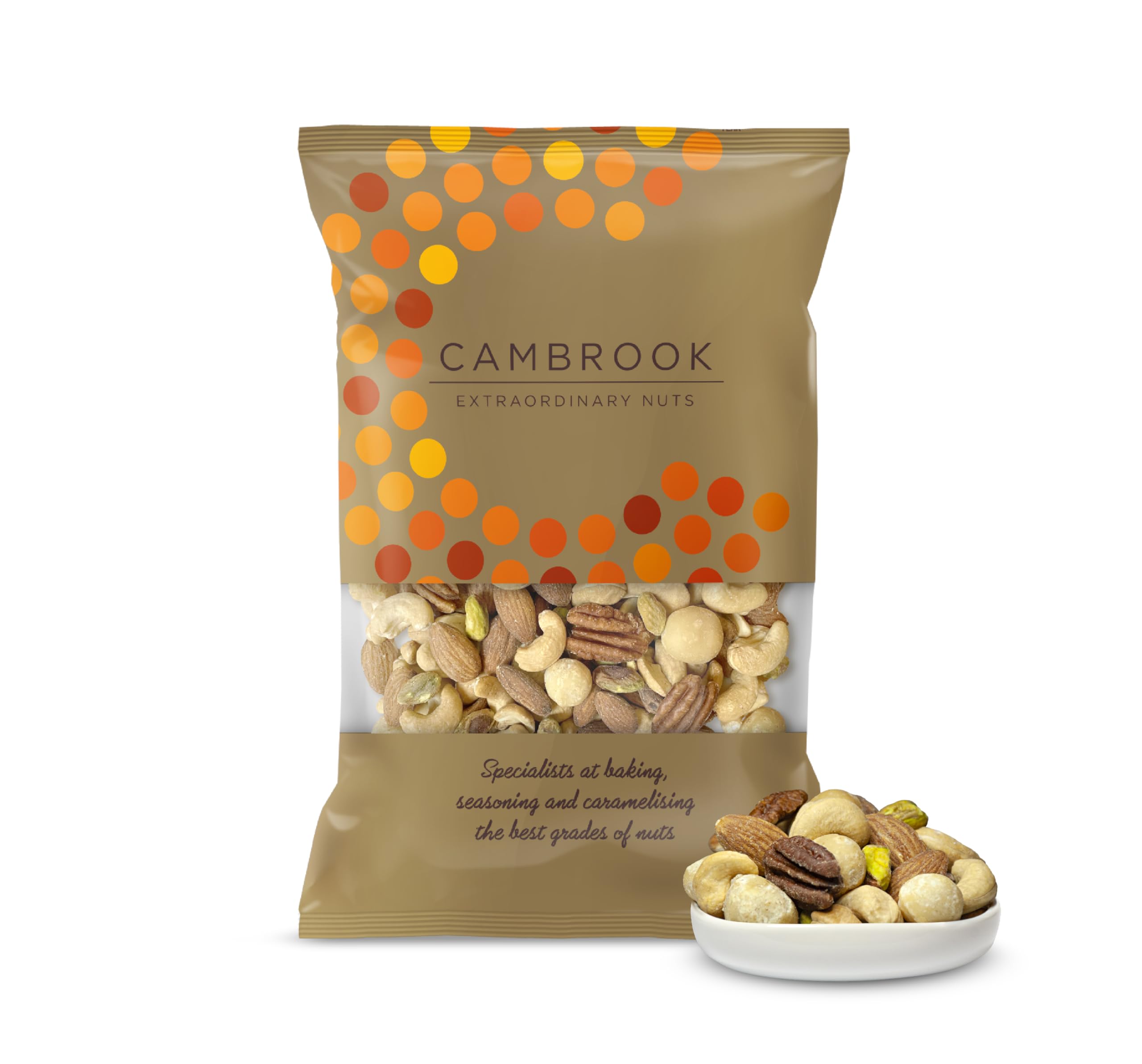 Cambrook Mix 8 Baked & Unsalted Mixed Nuts 1kg 3