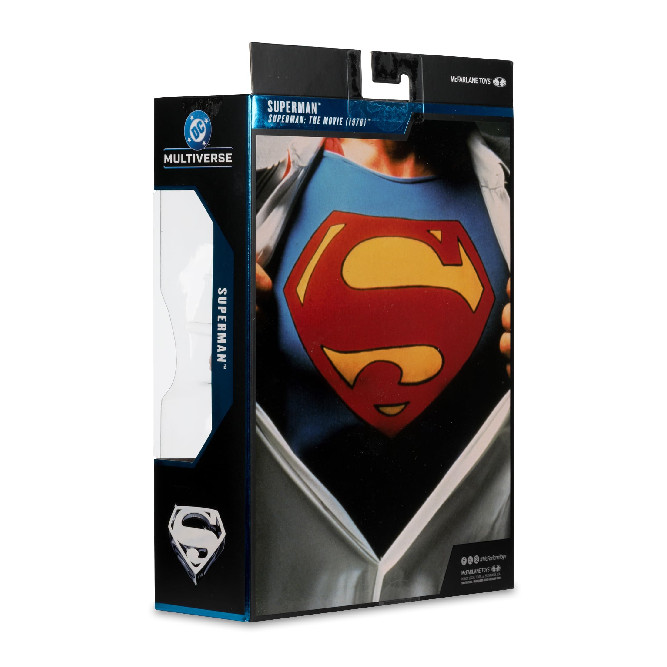 McFarlane DC Multiverse Superman (Superman: The Movie 1978) 7in Action Figure | Ultra Articulation 9