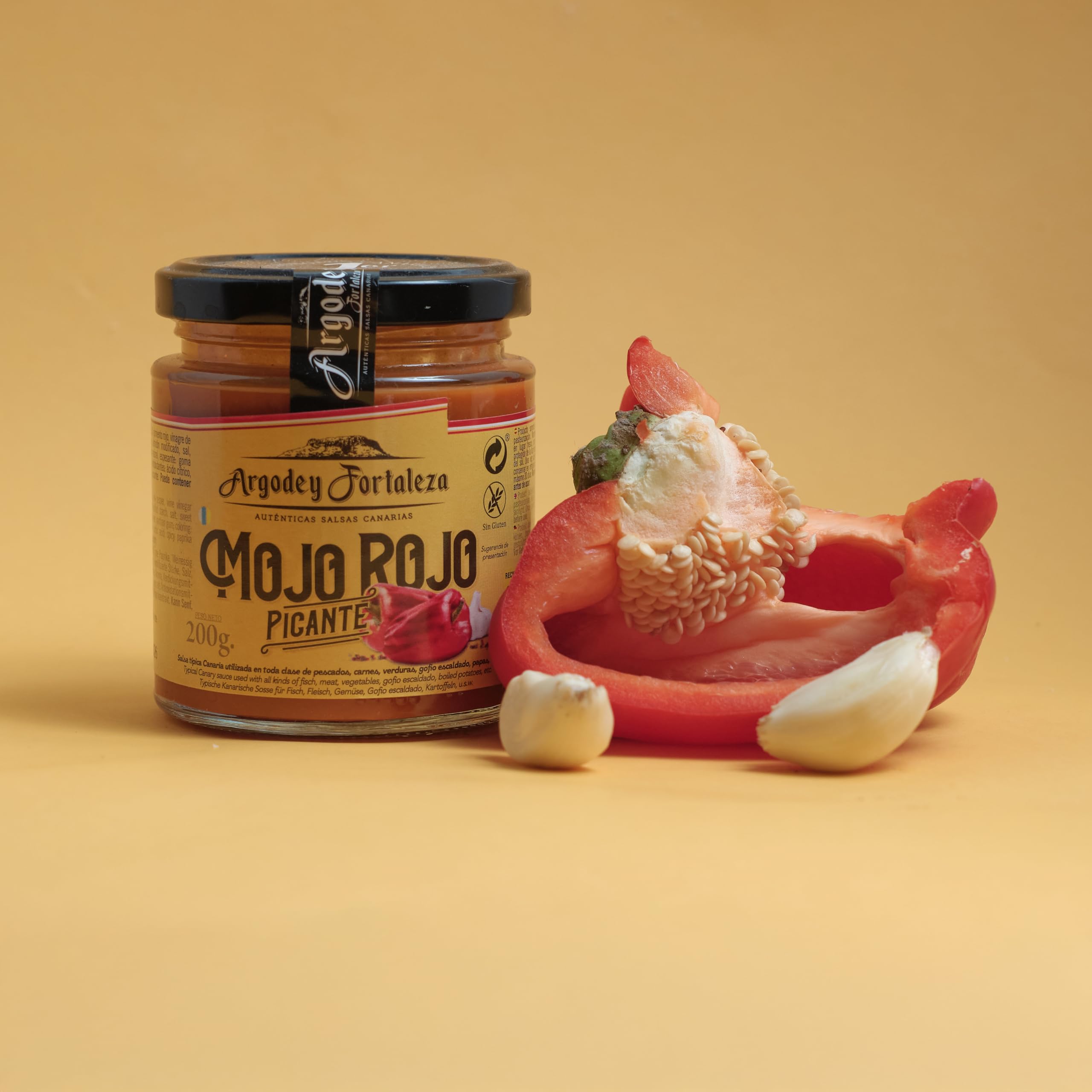 Argodey Fortaleza Spicy Red Mojo - Authentic Canarian Recipe | 200g 3