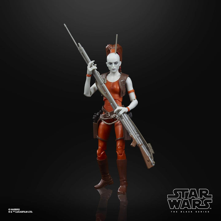 Star Wars The Black Series Aurra Sing 6-Inch Action Figure - Premium Articulation for Ages 4+