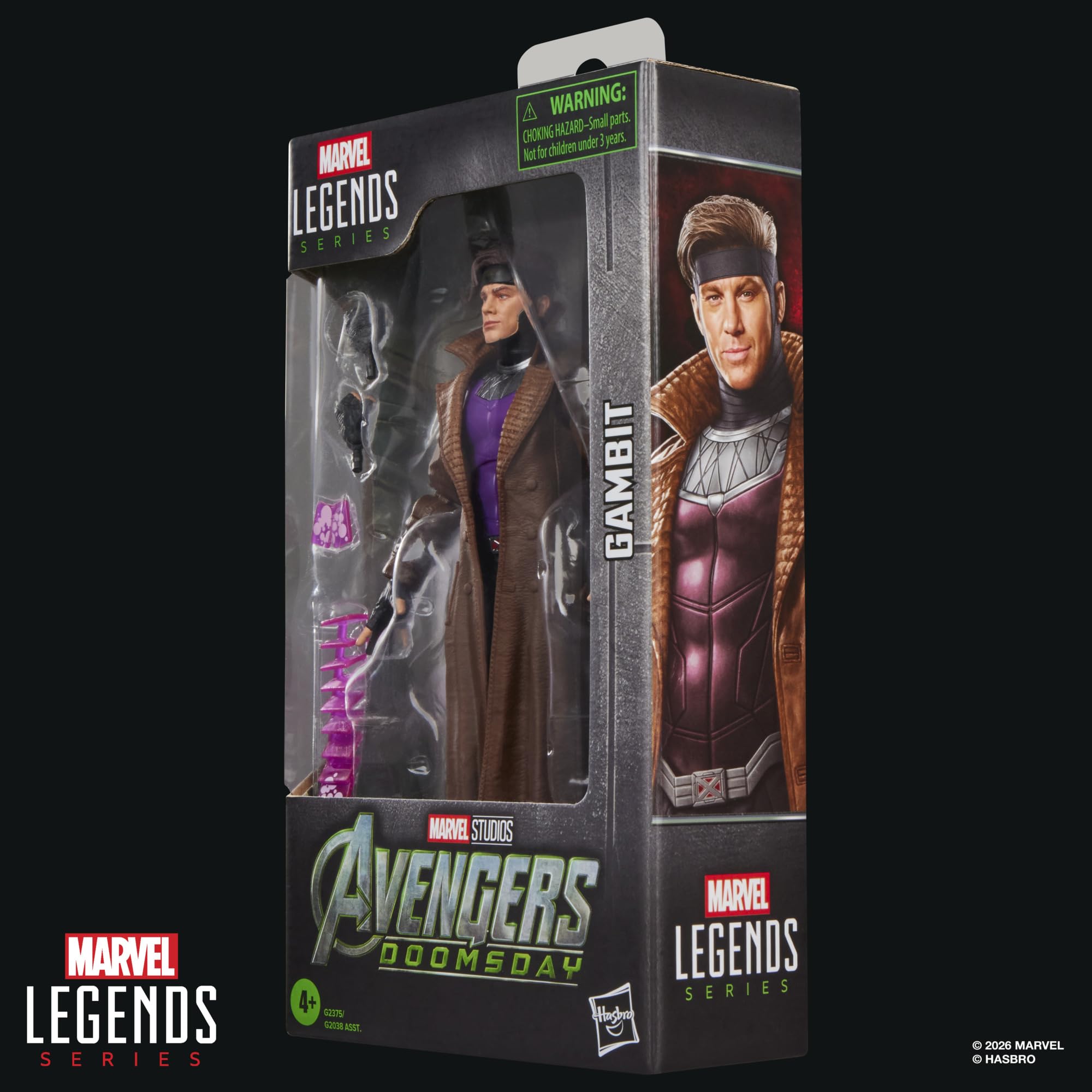 Marvel Legends Series Gambit Action Figure - 15cm Scale, 6 Accessories, Ages 4+ 2