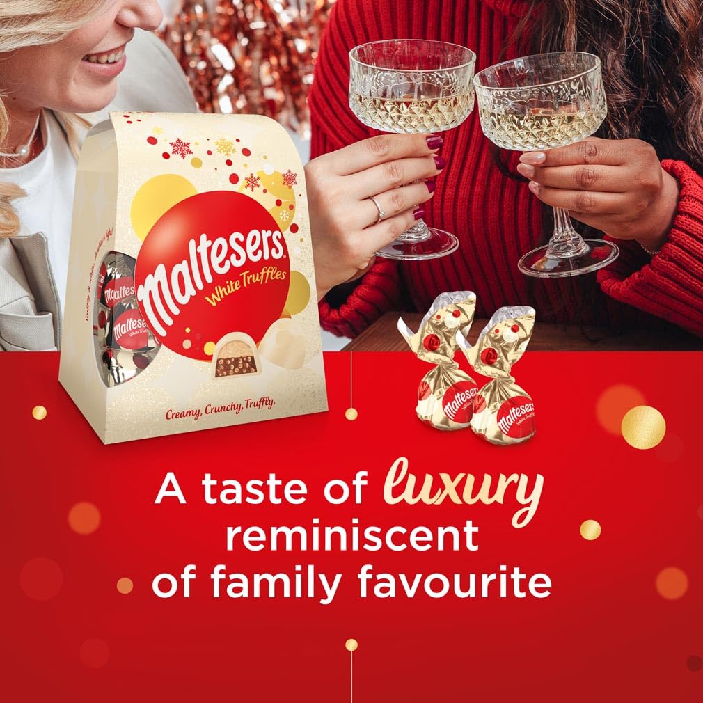 Maltesers White Chocolate Truffles Gift Box, 200g