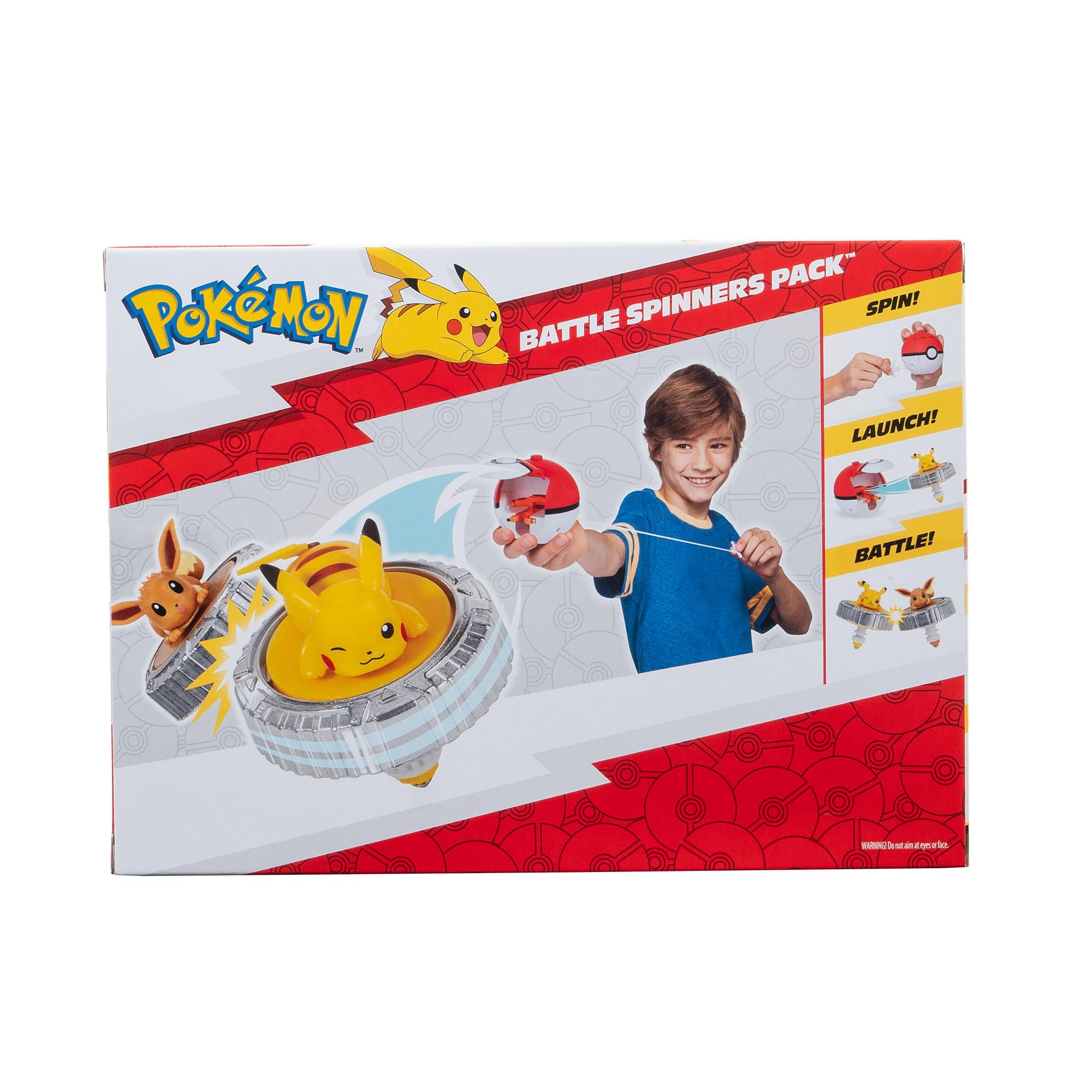Pokémon PKW Battle Spinner Pack – Pikachu Nr. 1 und Pokéball-Werfer 4