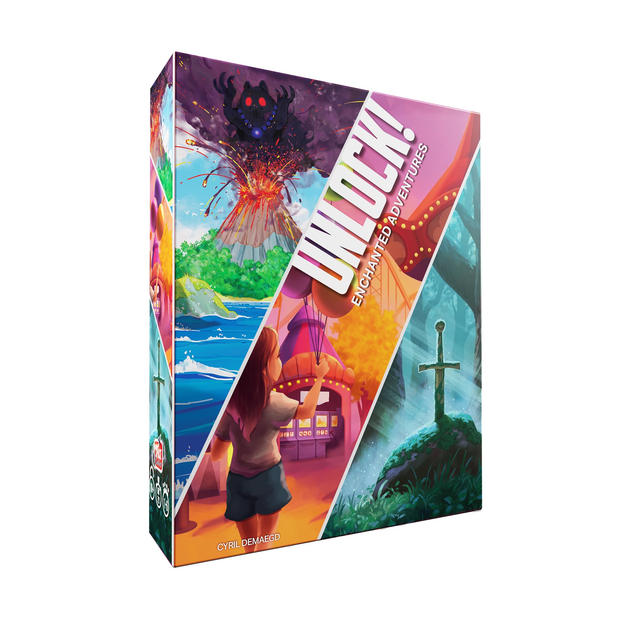 Asmodee Unlock! 14: Enchanted Adventures Cooperative Escape Room Card Game 1