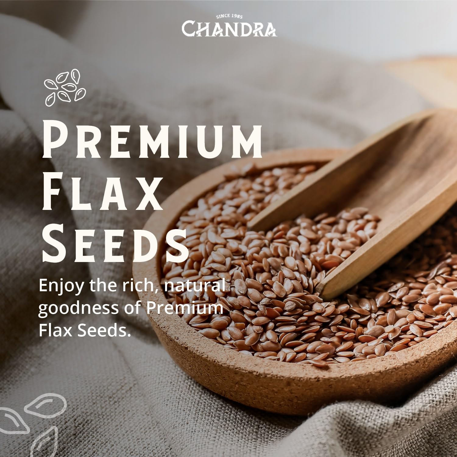 CHANDRA Whole Foods Flax Seeds - 1KG Pack | High Fibre, Low Carb | Vegan & Keto Friendly 7