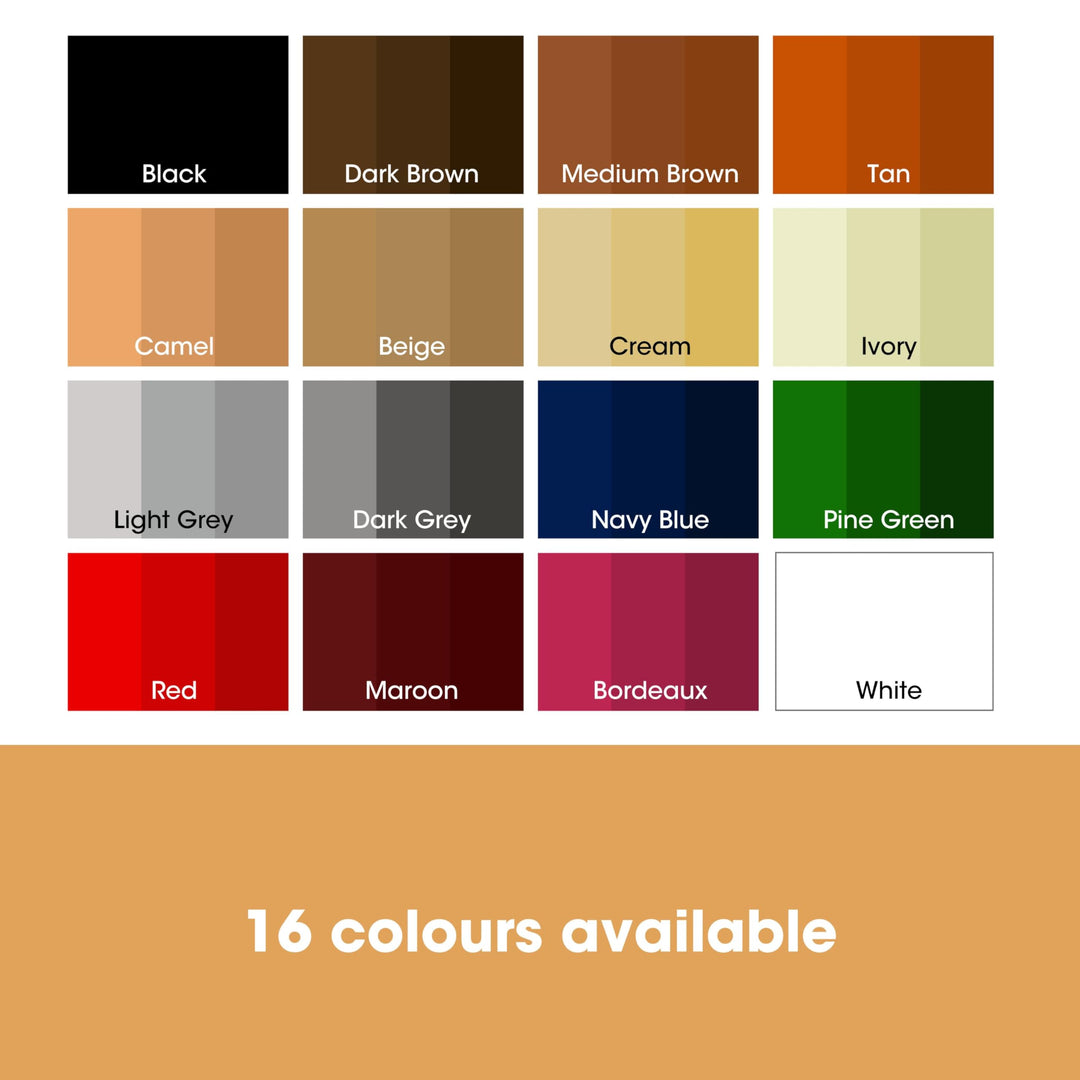 Furniture Clinic Leather Recolouring Balm - White Shade for Faded & Scratched Sofas, Car Seats, Shoes, and Clothing