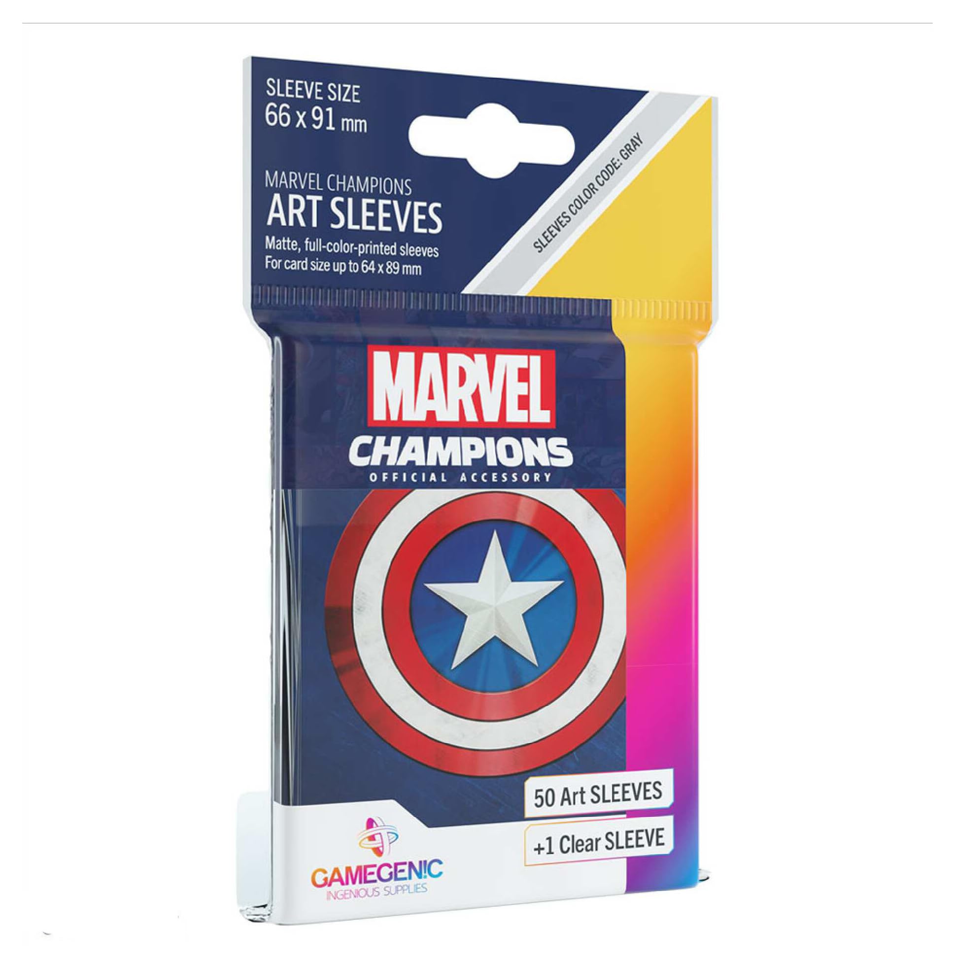 Fantasy Flight Games Marvel Champions Official Sleeves: Marvel Blue - Fantasy Flight Games Marvel Champions Official Sleeves: Marvel Blue -