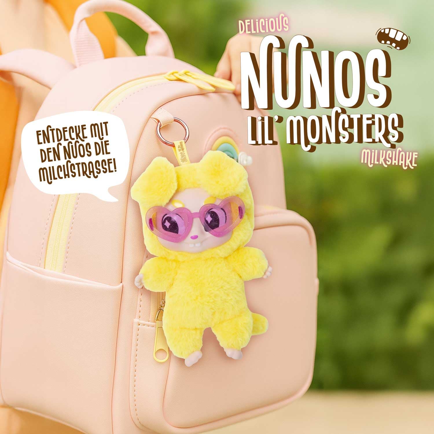 CRAZE NUNOS Lil’ Monsters Soft Doll Plush Toy Keyring | Collectable | Unisex Kids 4