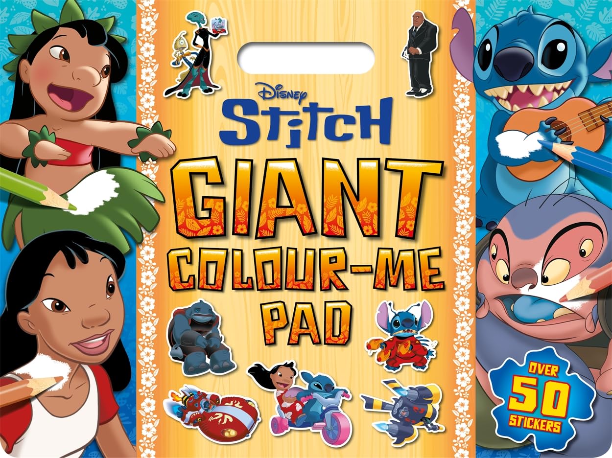 Autumn Disney Stitch: Giant Colour-Me Pad | Paperback | Ages 3-6