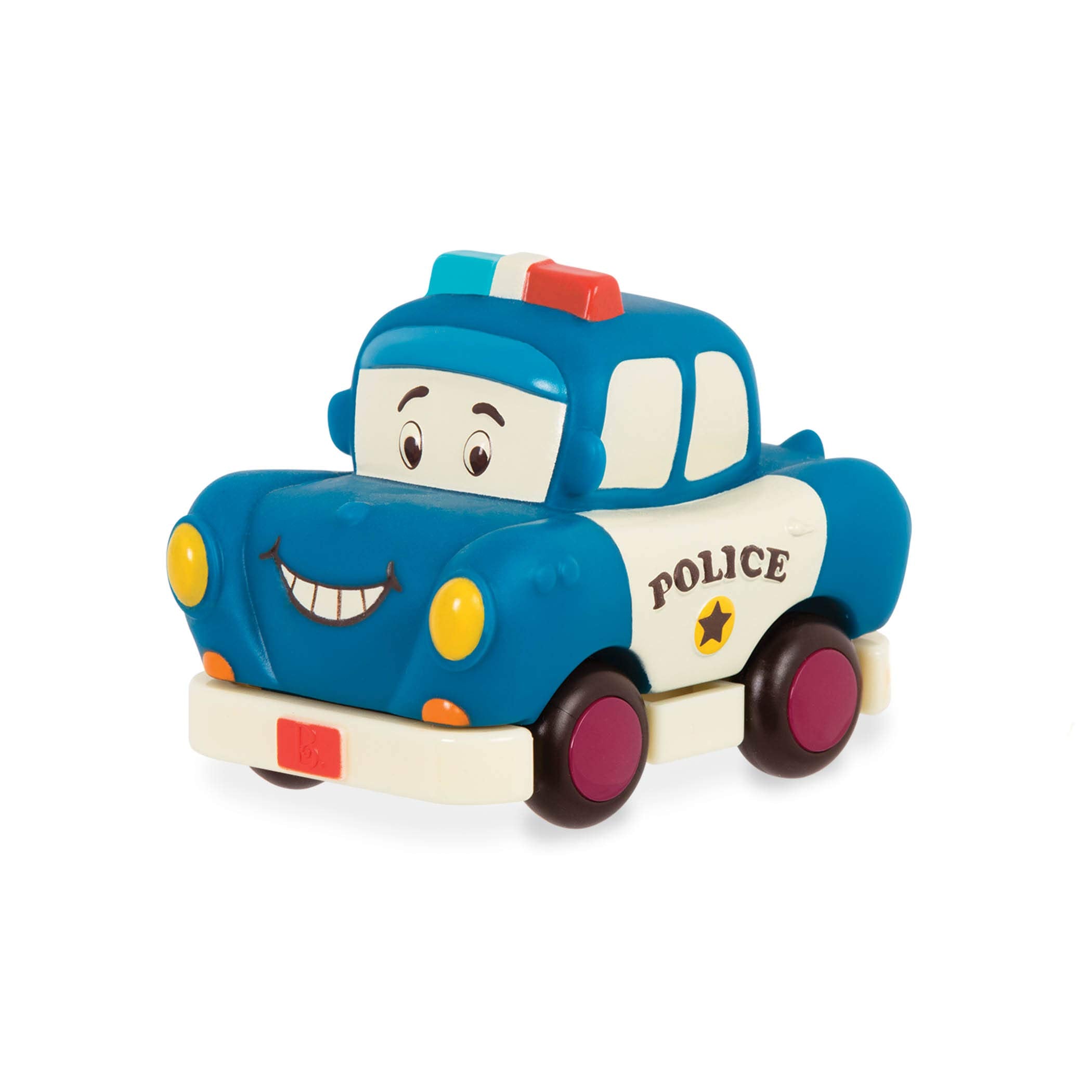 B. Toys Mini Pull-Back Vehicles Set - 3-Pack Friction Cars for Toddlers 12 Months+ 8