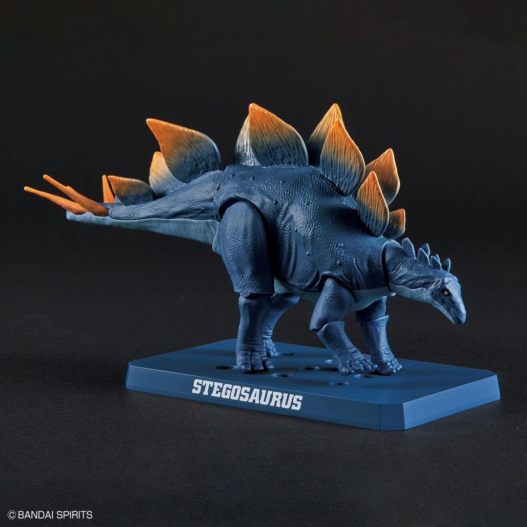 Bandai Dinosaur Plastic Stegosaurus Model Kit - Buildable Prehistoric Creature Toy