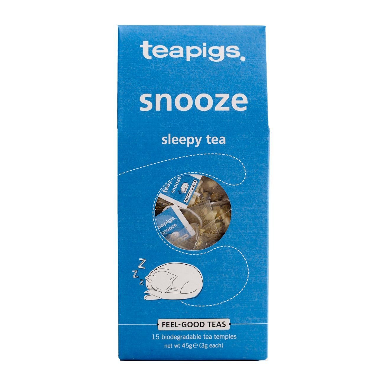 teapigs Snooze Herbal Tea with Chamomile, Apple & Lavender - 15 Biodegradable Tea Temples, Caffeine-Free 1