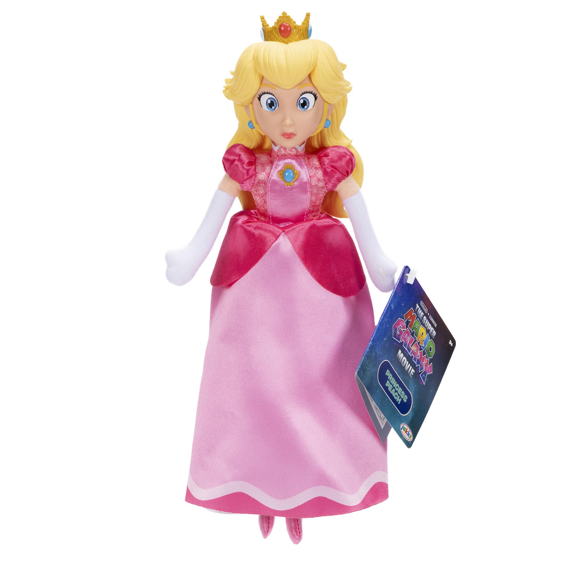 Jakks Pacific Super Mario Galaxy Movie Jumbo Plush Multipack - Mario, Luigi, Peach | 9' / 23cm