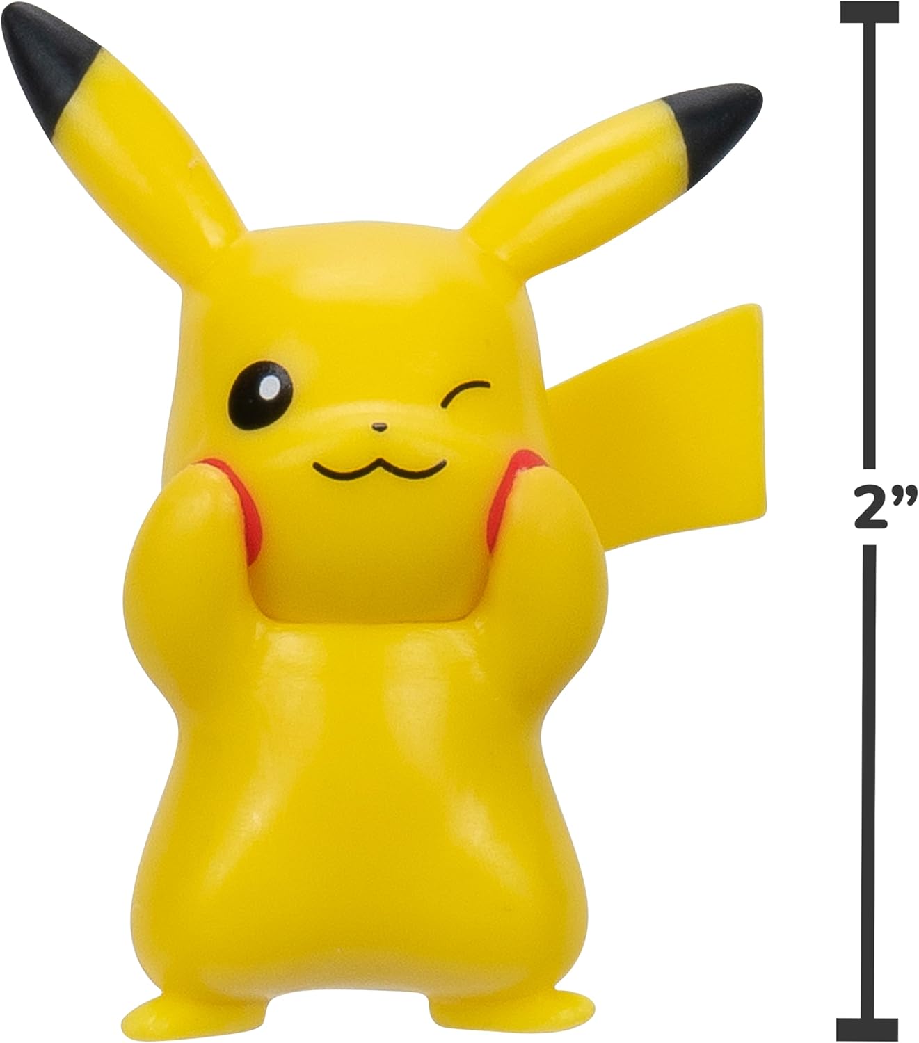 Pokémon Battle Figure 6 Pack - 2-Inch Action Figures of Pikachu, Shuckle, Axew, Shinx, Eevee & Machop 5