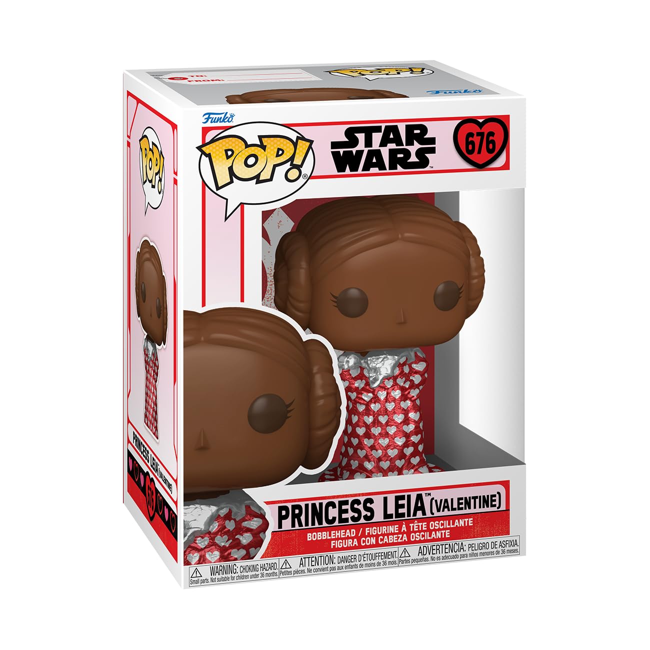 Funko Pop! Star Wars - Leia Organa (Valentine's Choc) Vinyl Figure 76214 9