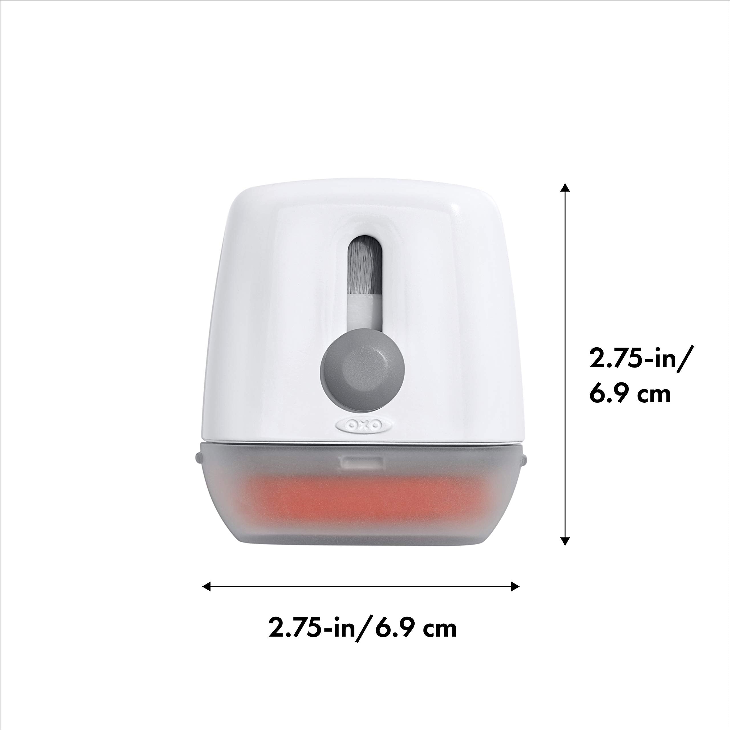 OXO Good Grips Sweep & Swipe Laptop Cleaner - Double-Sided Tool for Screens and Dust | White